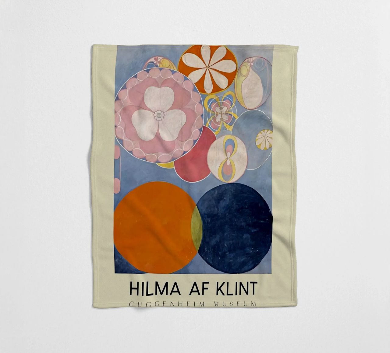 Hilma Af Klint The Ten Largest No.2 fleece blanket by Spencershop