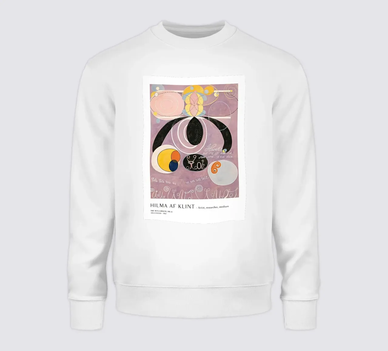 Hilma Af Klint De Tien Grootste Nr.6 sweatshirt van Spencershop