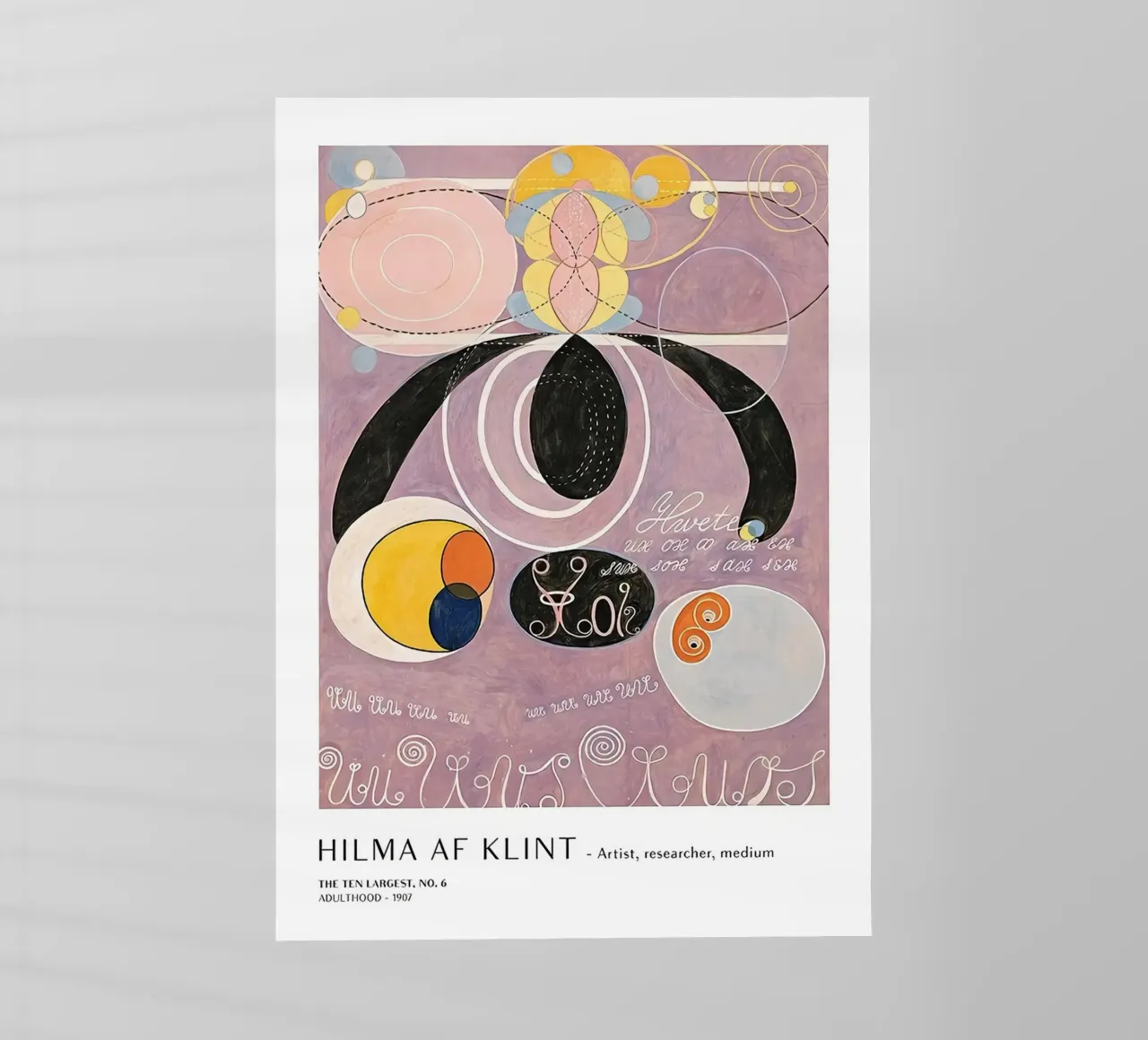 Hilma Af Klint I dieci più grandi n.6 pellicola backlit da Spencershop