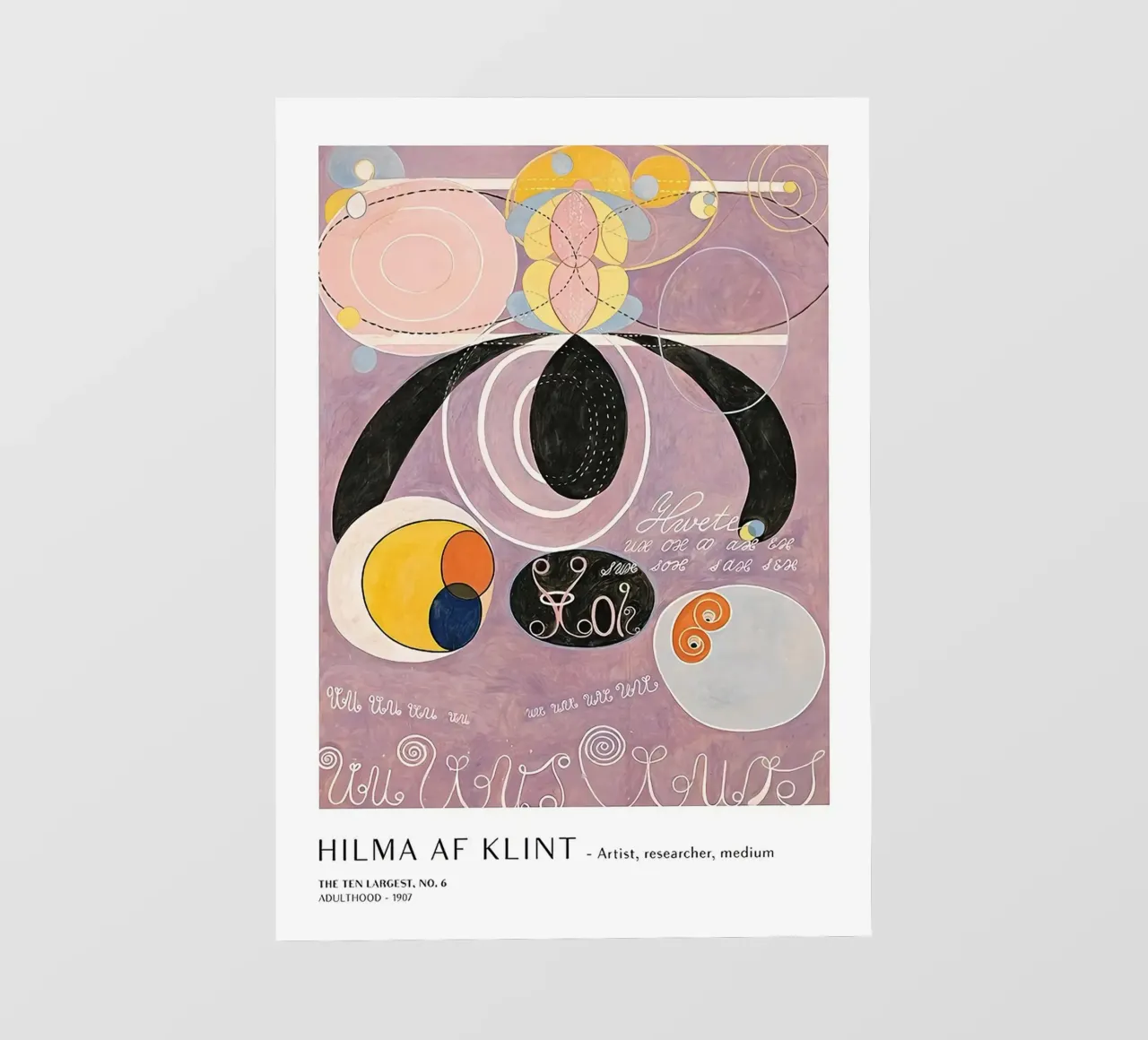 Hilma Af Klint I dieci più grandi n.6 telo in pvc da Spencershop