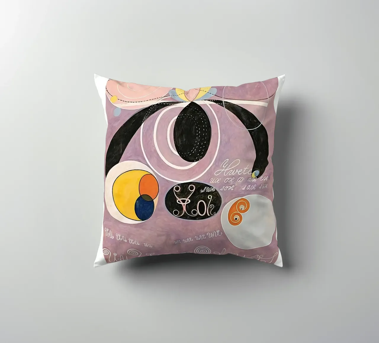 Hilma Af Klint The Ten Largest No.6 decorative cushion by Spencershop