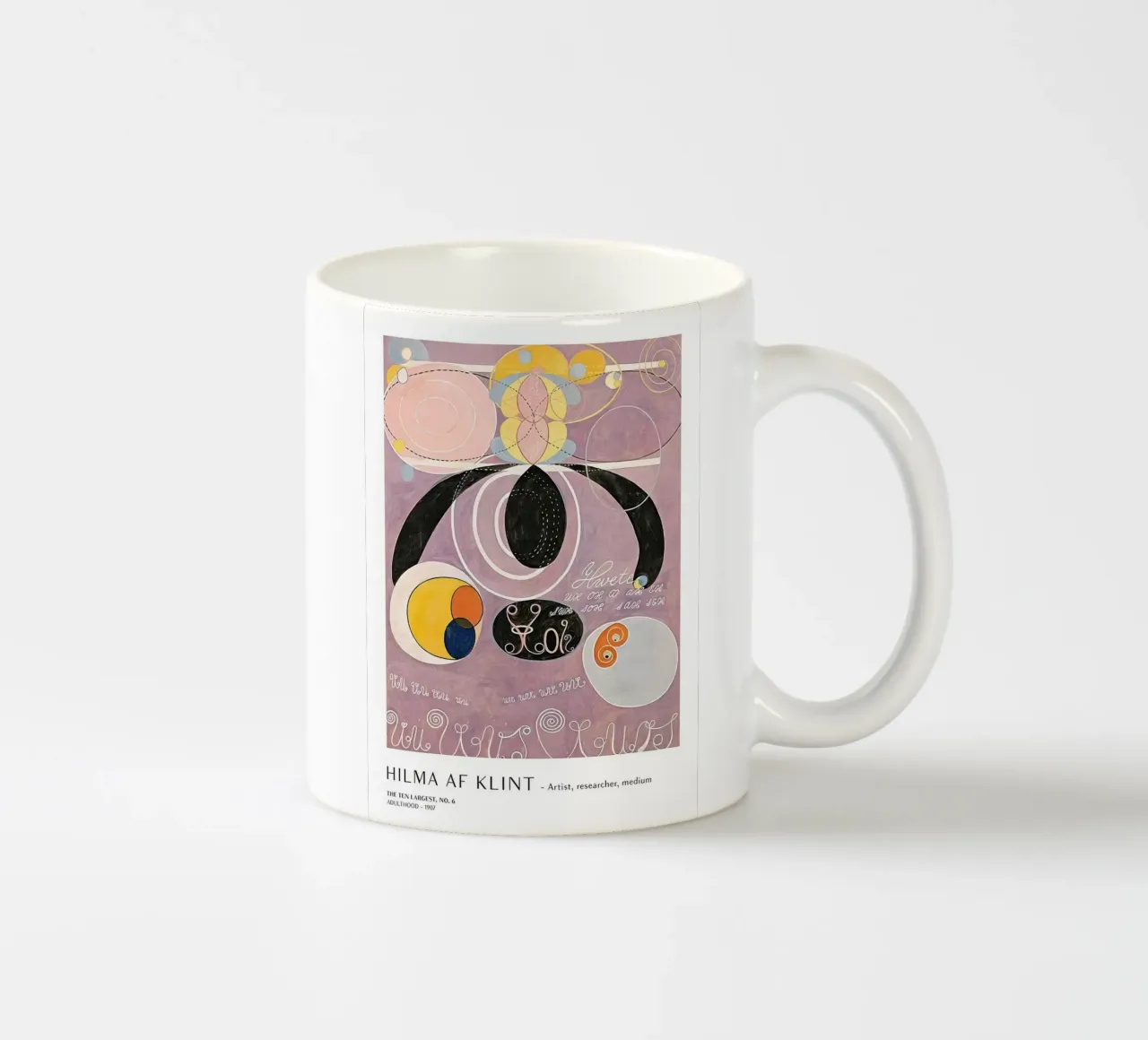 Hilma Af Klint Les dix plus grands n°6 mug en céramique de Spencershop