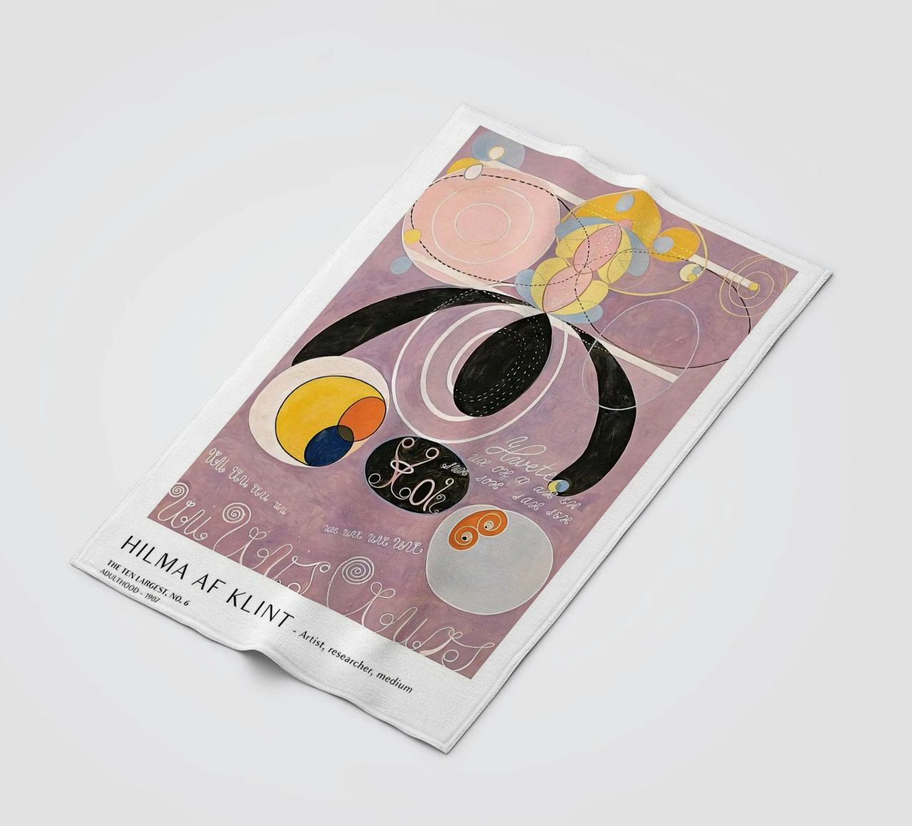 Hilma Af Klint I dieci più grandi n.6 coperta in pile da Spencershop