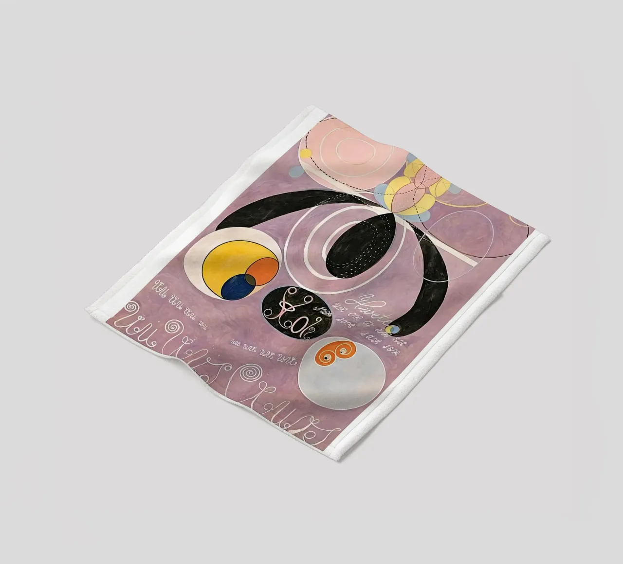 Hilma Af Klint Los diez mayores nº 6 manta de franela de Spencershop