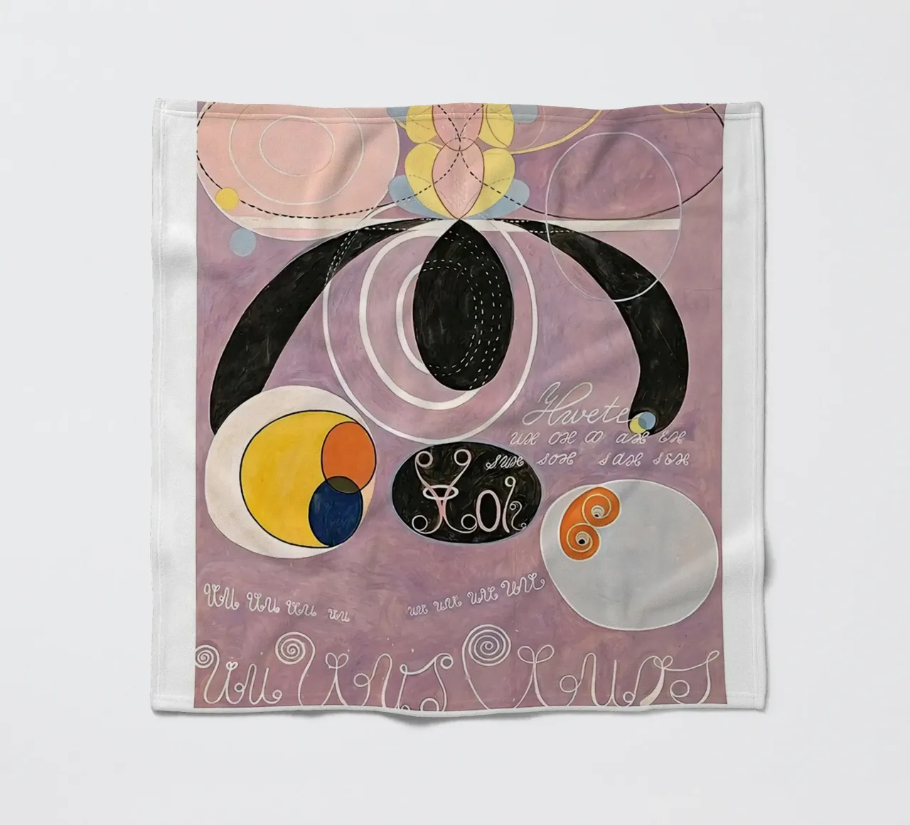 Hilma Af Klint Los diez mayores nº 6 manta de franela de Spencershop