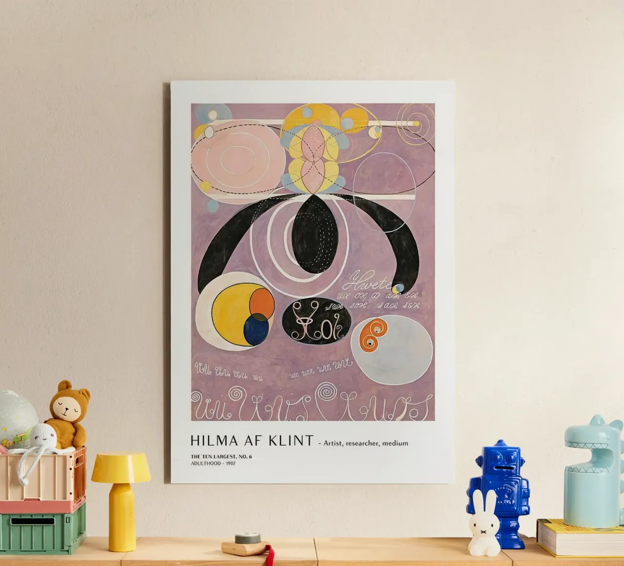 Hilma Af Klint I dieci più grandi n.6 pannello forex da Spencershop