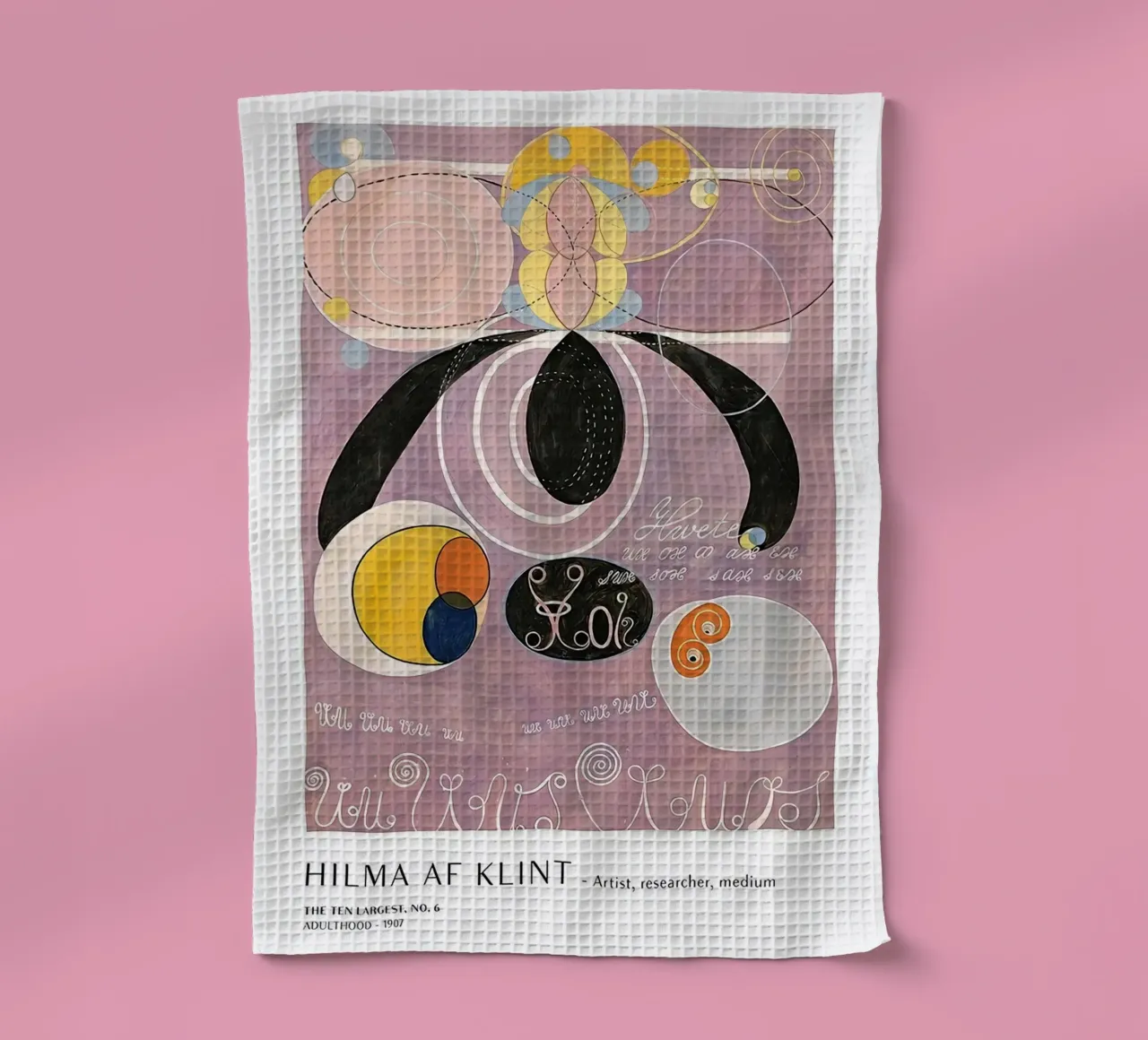 Hilma Af Klint Les dix plus grands n°6 torchon de Spencershop