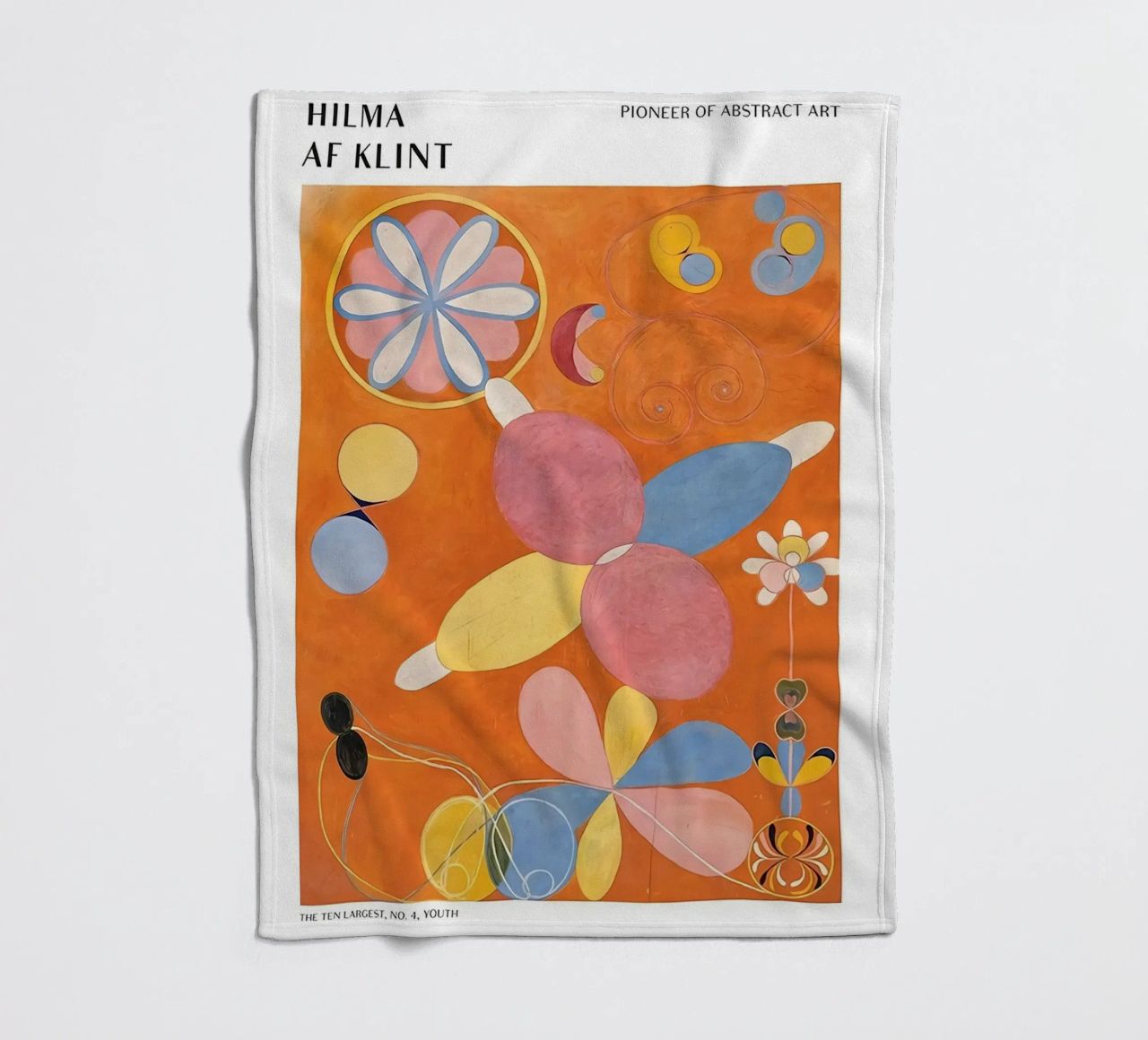 Hilma Af Klint I dieci più grandi n. 4 coperta in pile da Spencershop