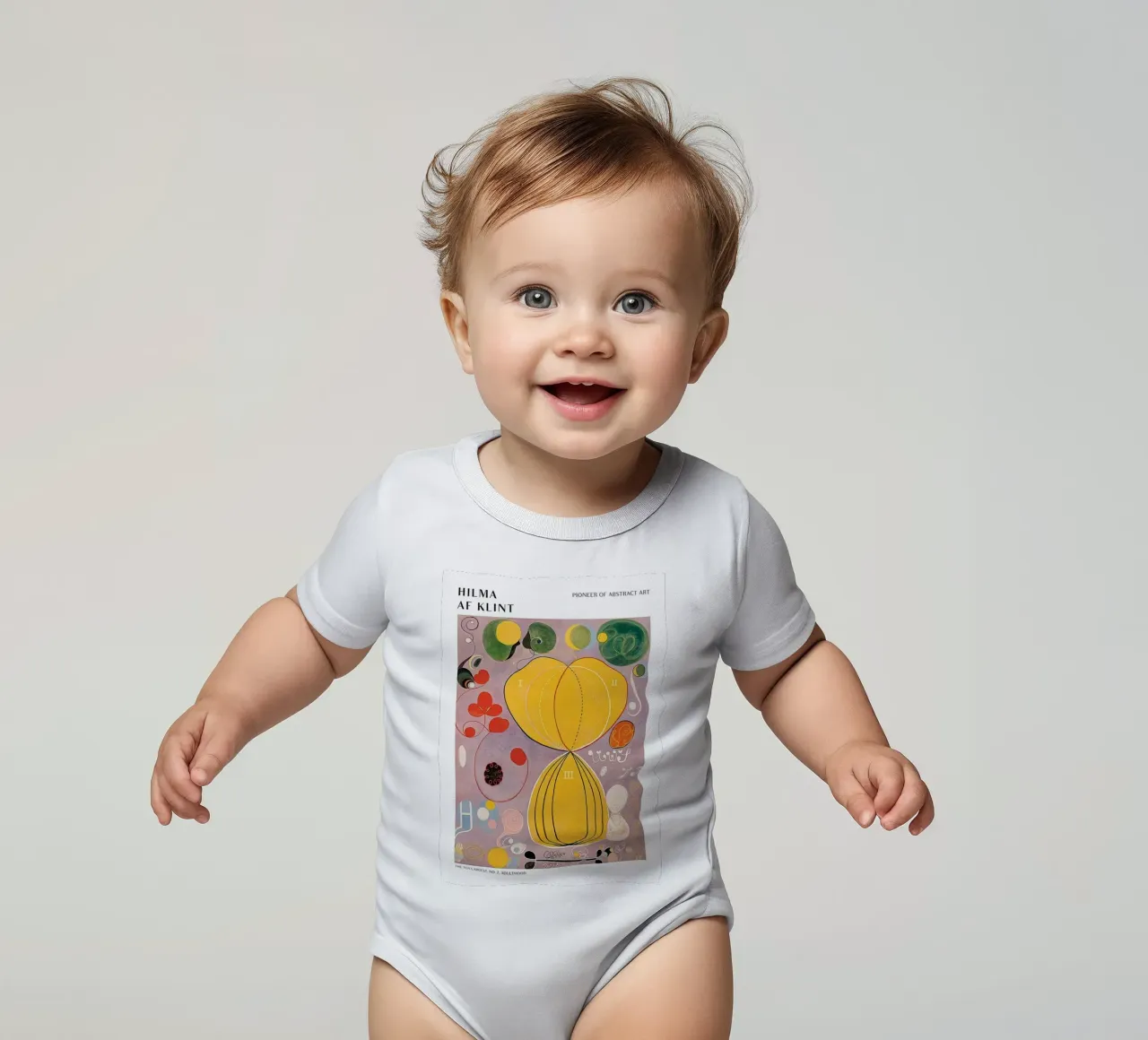 Hilma Af Klint I dieci più grandi n.7 body neonato maniche corte da Spencershop
