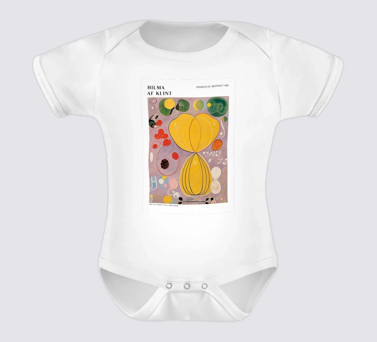 Hilma Af Klint The Ten Largest No.7 short-sleeve baby romper by Spencershop
