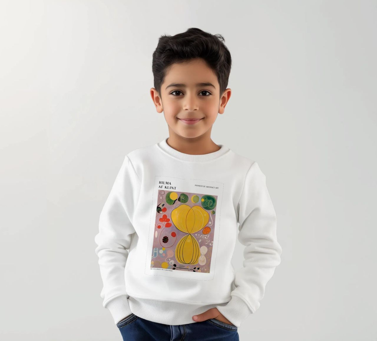 Hilma Af Klint I dieci più grandi n.7 felpa bambino da Spencershop