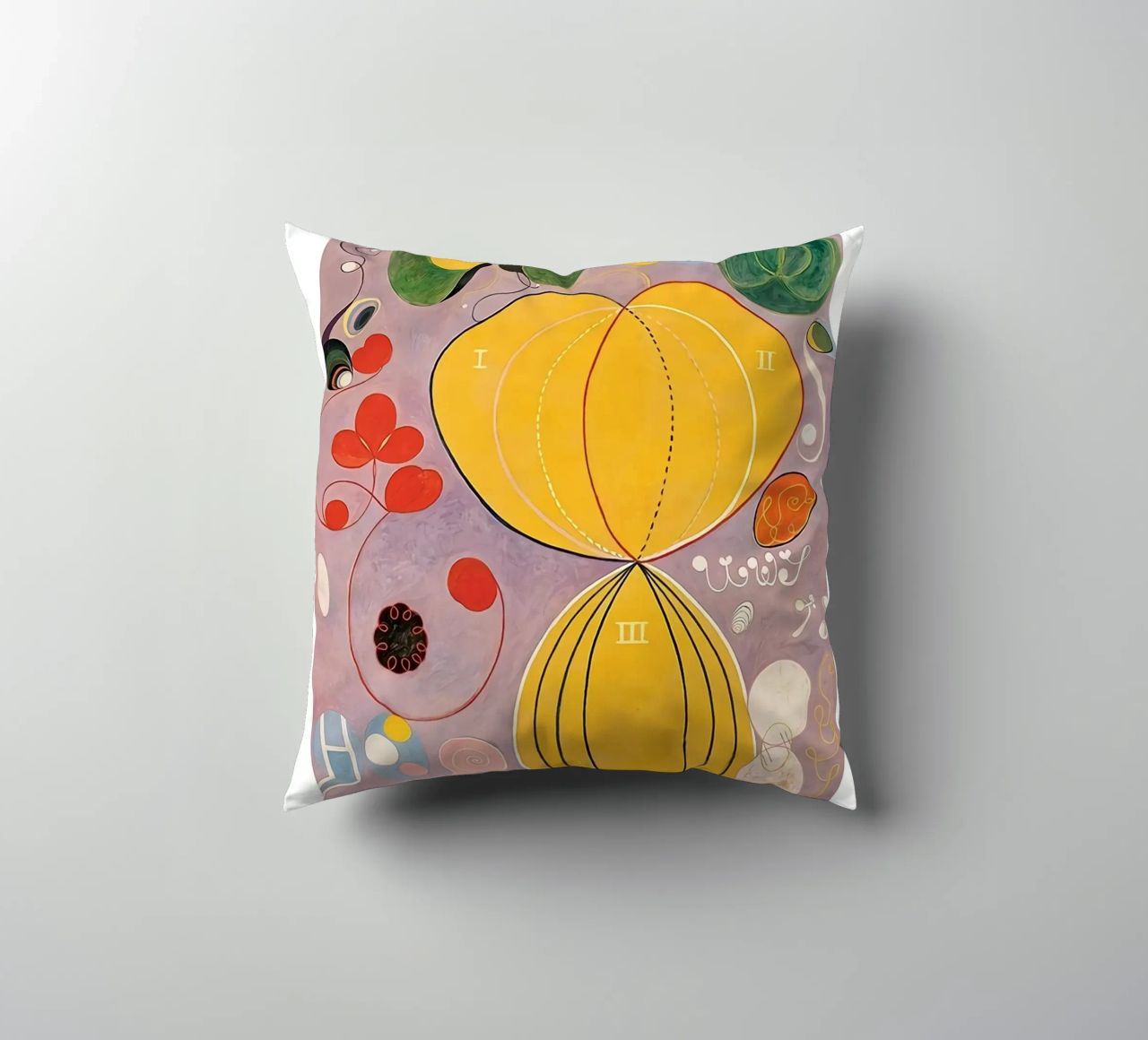 Hilma Af Klint The Ten Largest No.7 decorative cushion by Spencershop