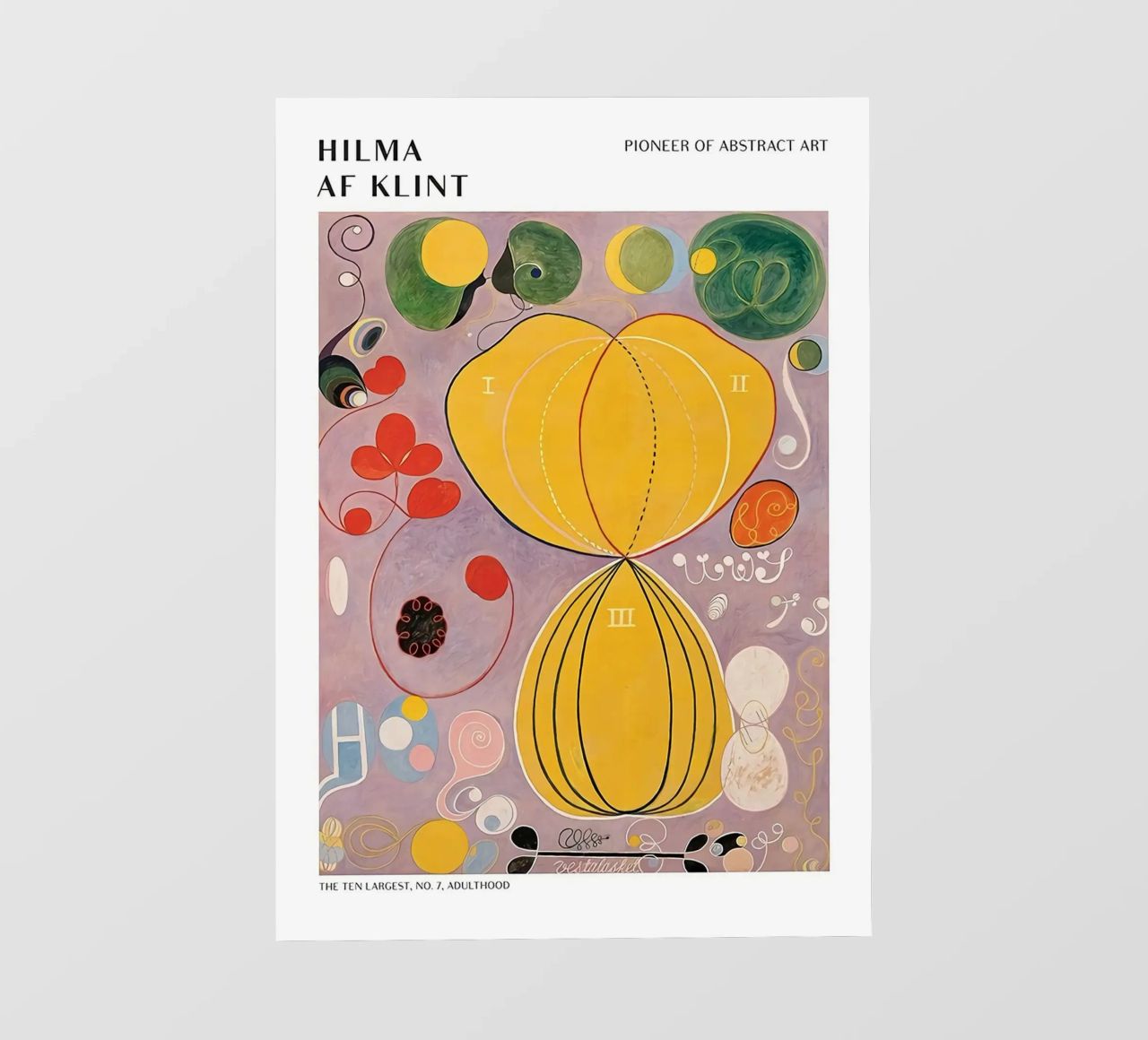 Hilma Af Klint I dieci più grandi n.7 telo in pvc da Spencershop