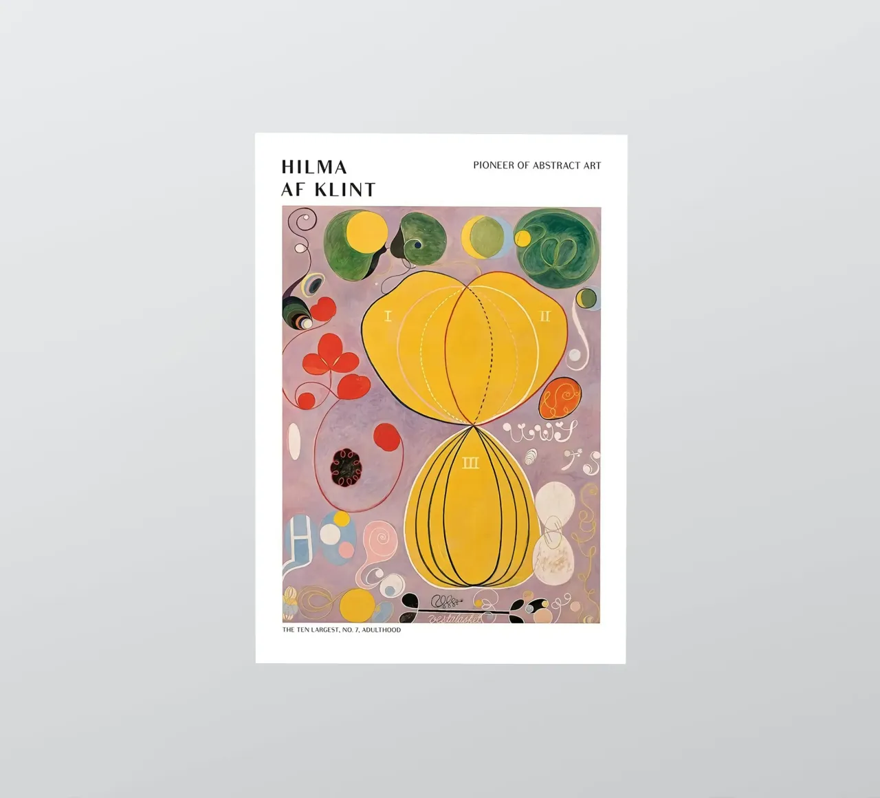 Hilma Af Klint Les dix plus grands n° 7 autocollant de Spencershop