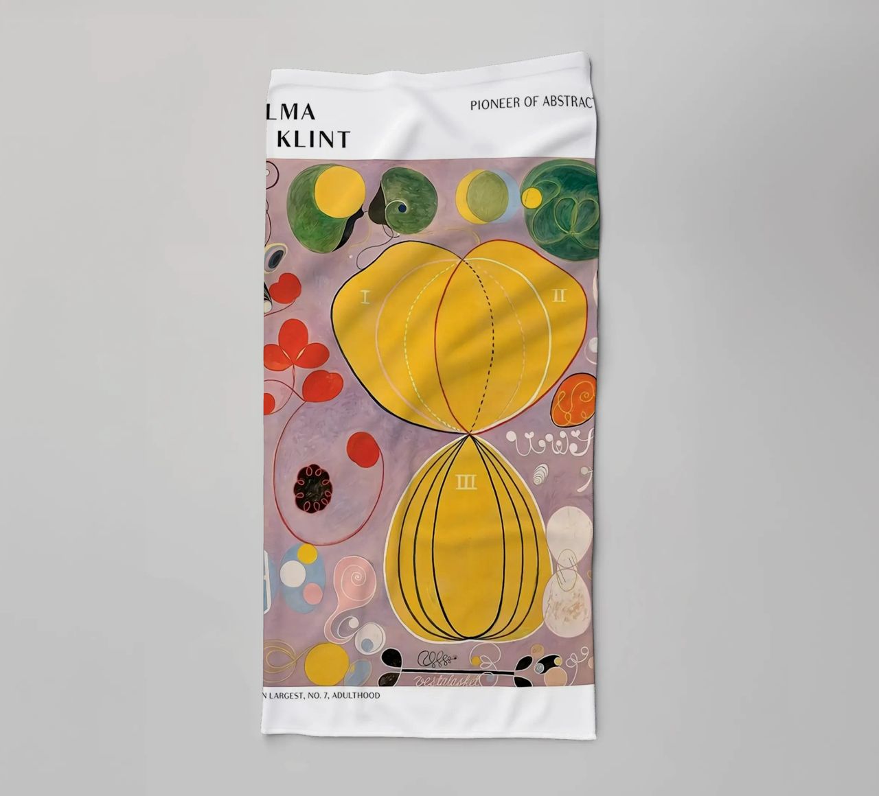 Hilma Af Klint The Ten Largest No.7 towel by Spencershop