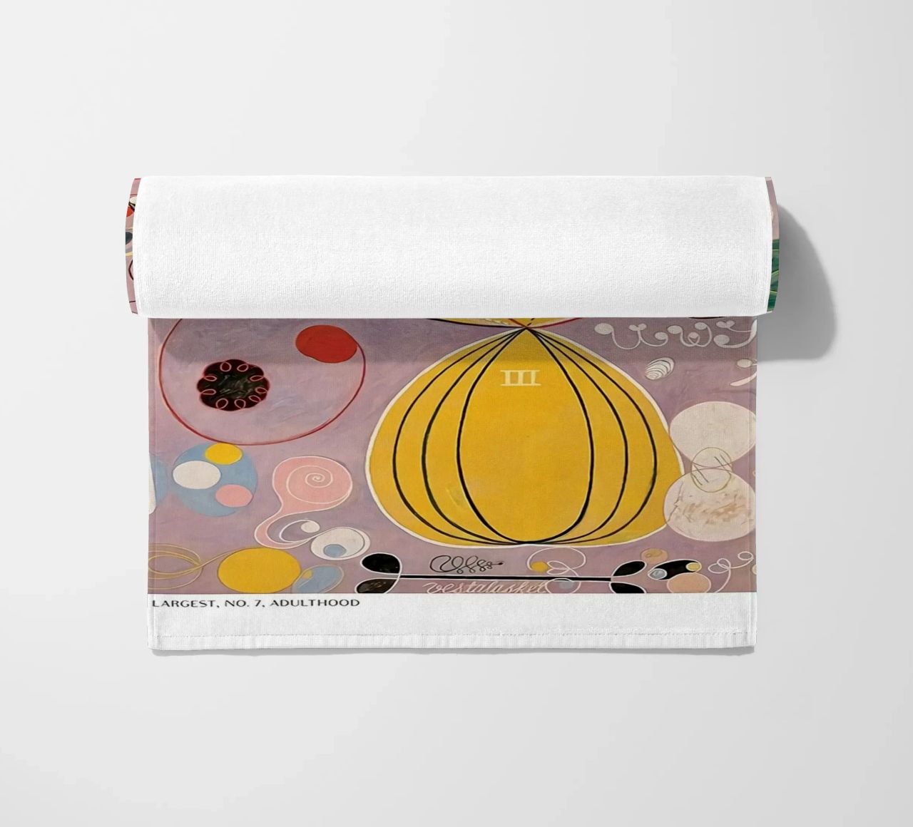 Hilma Af Klint The Ten Largest No.7 beach towel by Spencershop