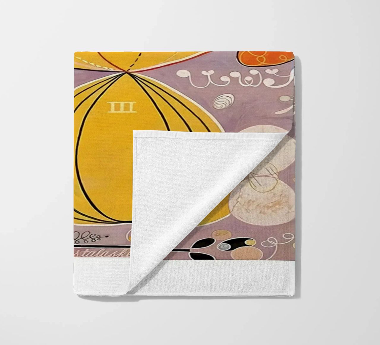 Hilma Af Klint The Ten Largest No.7 beach towel by Spencershop