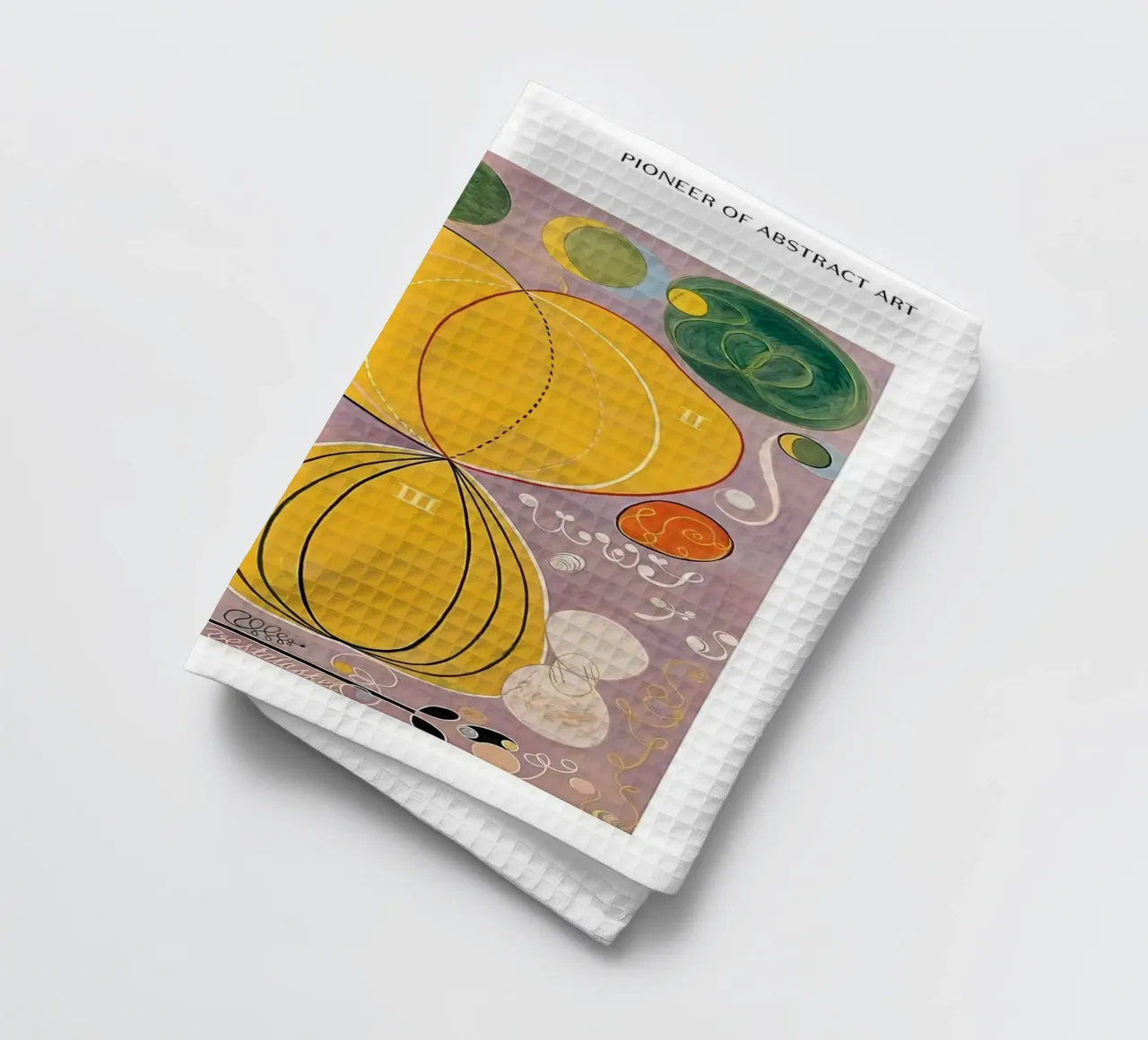 Hilma Af Klint Les dix plus grands n° 7 torchon de Spencershop