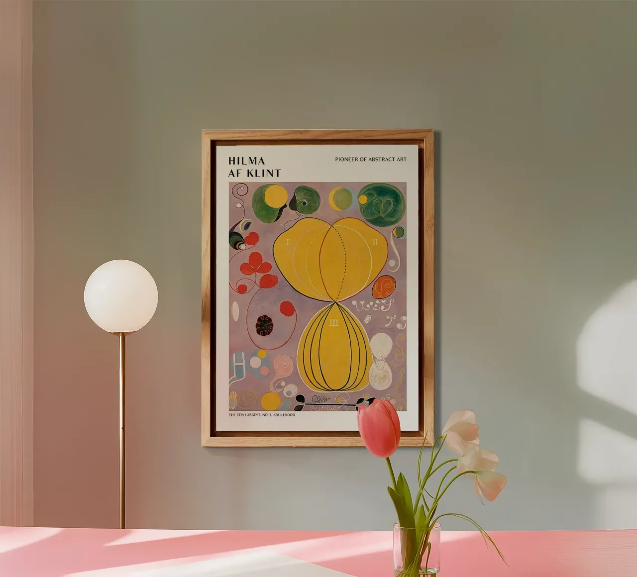 Hilma Af Klint I dieci più grandi n.7 alluminio dibond da Spencershop