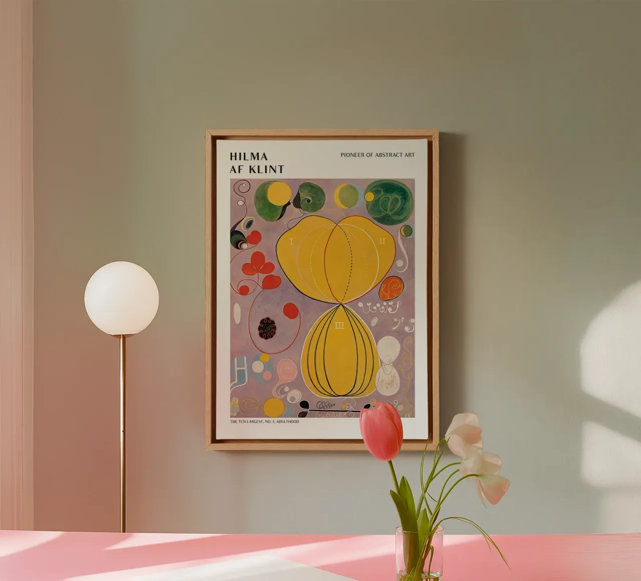 Hilma Af Klint Die Zehn Größten Nr.7 Leinwand von Spencershop