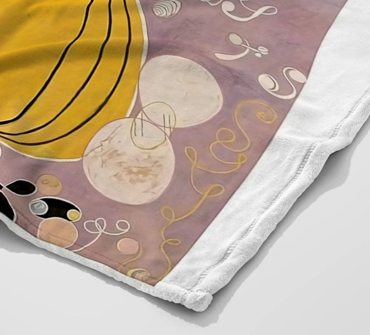 Hilma Af Klint The Ten Largest No.7 fleece blanket by Spencershop