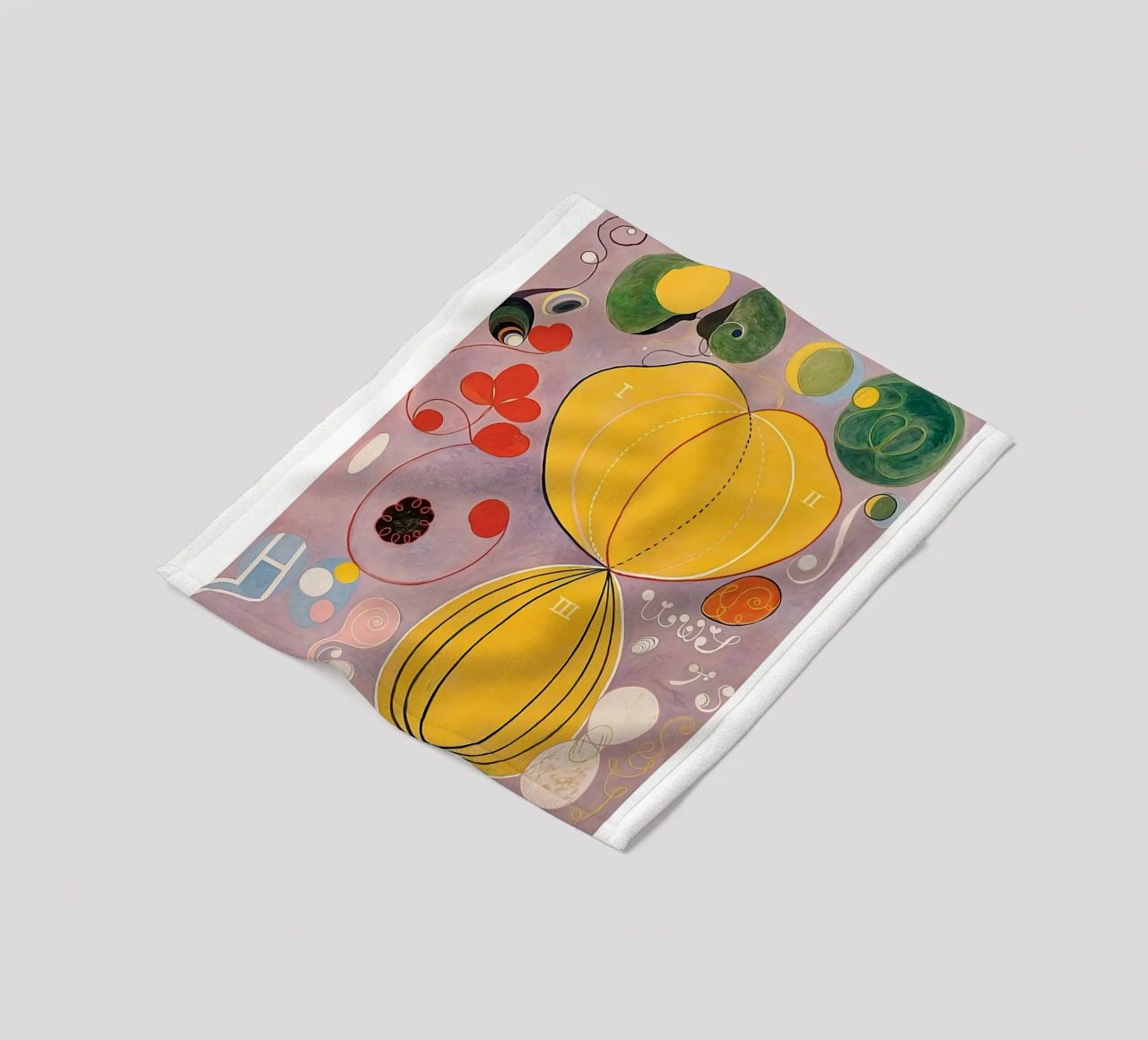 Hilma Af Klint The Ten Largest No.7 fleece blanket by Spencershop