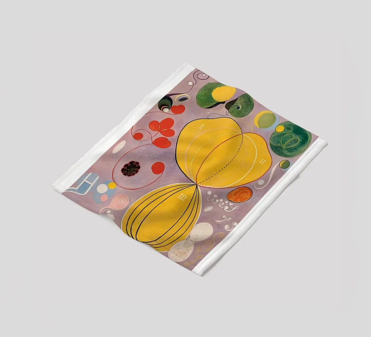 Hilma Af Klint Los diez mayores nº 7 manta de franela de Spencershop