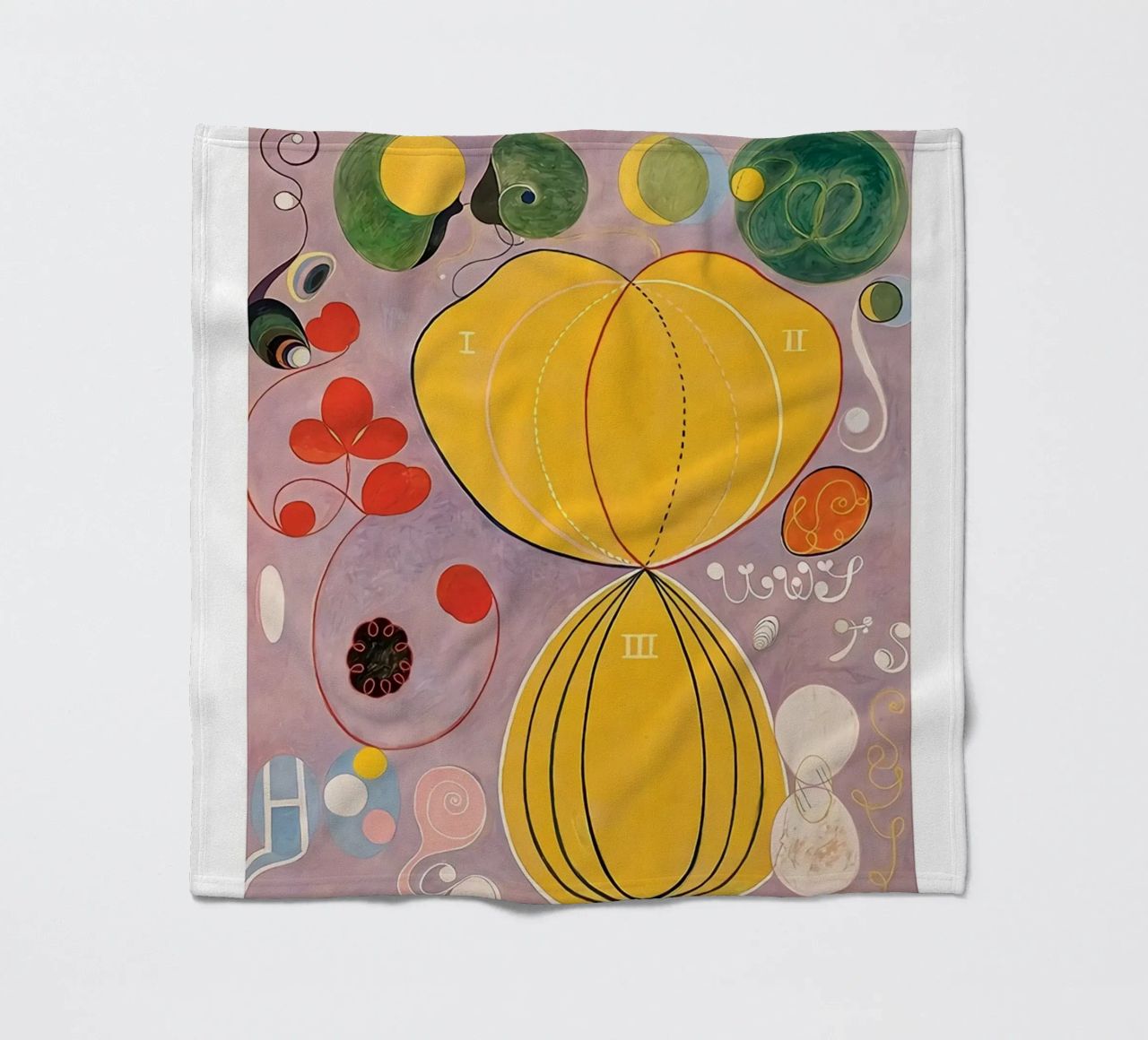 Hilma Af Klint The Ten Largest No.7 fleece blanket by Spencershop