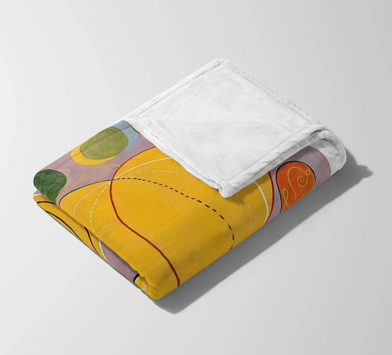 Hilma Af Klint The Ten Largest No.7 fleece blanket by Spencershop