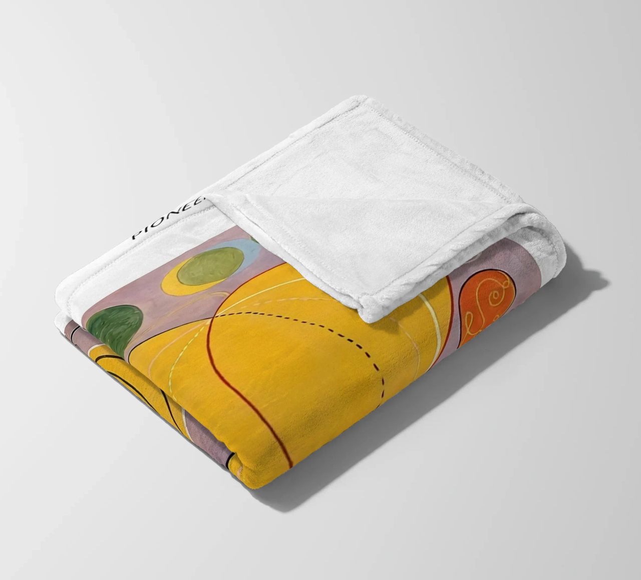 Hilma Af Klint The Ten Largest No.7 fleece blanket by Spencershop