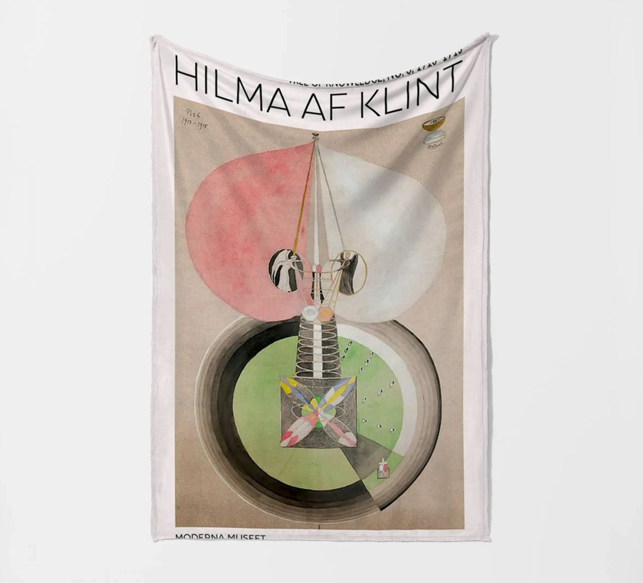 Hilma Af Klint Tree of Knowledge fleece blanket by Spencershop