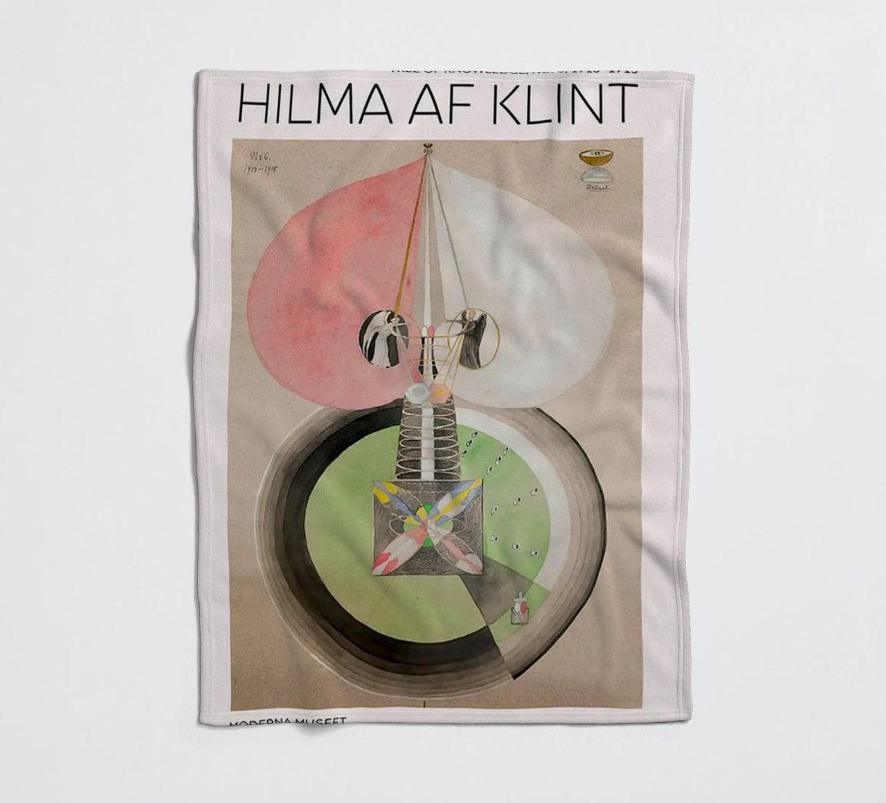 Hilma Af Klint Tree of Knowledge fleece blanket by Spencershop