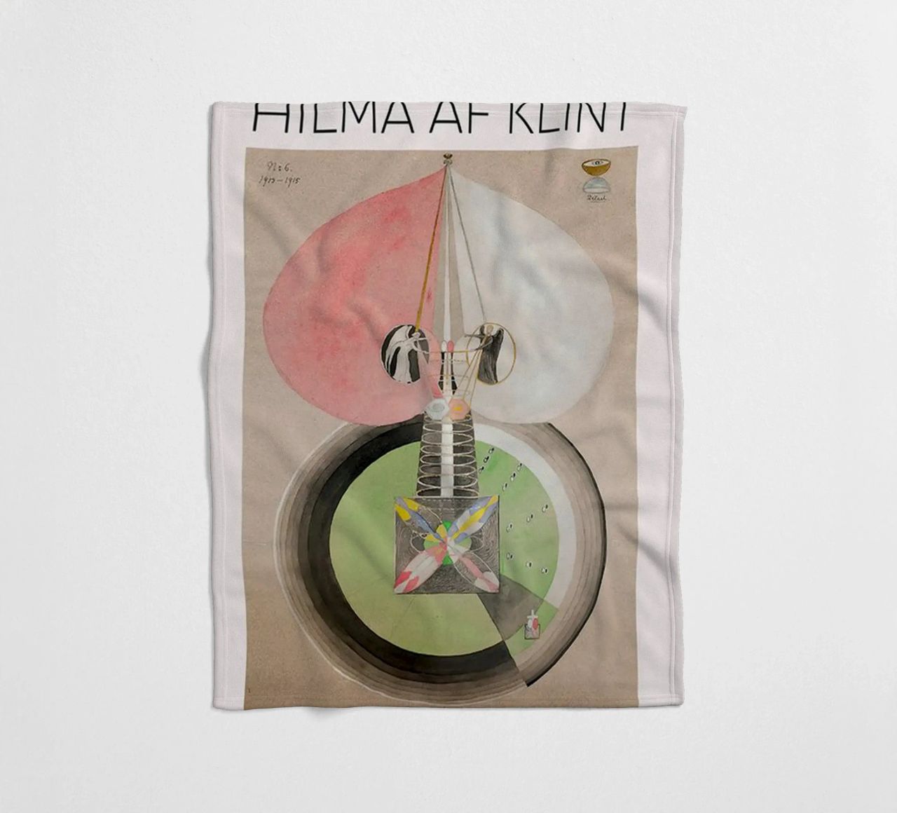 Hilma Af Klint Tree of Knowledge fleece blanket by Spencershop