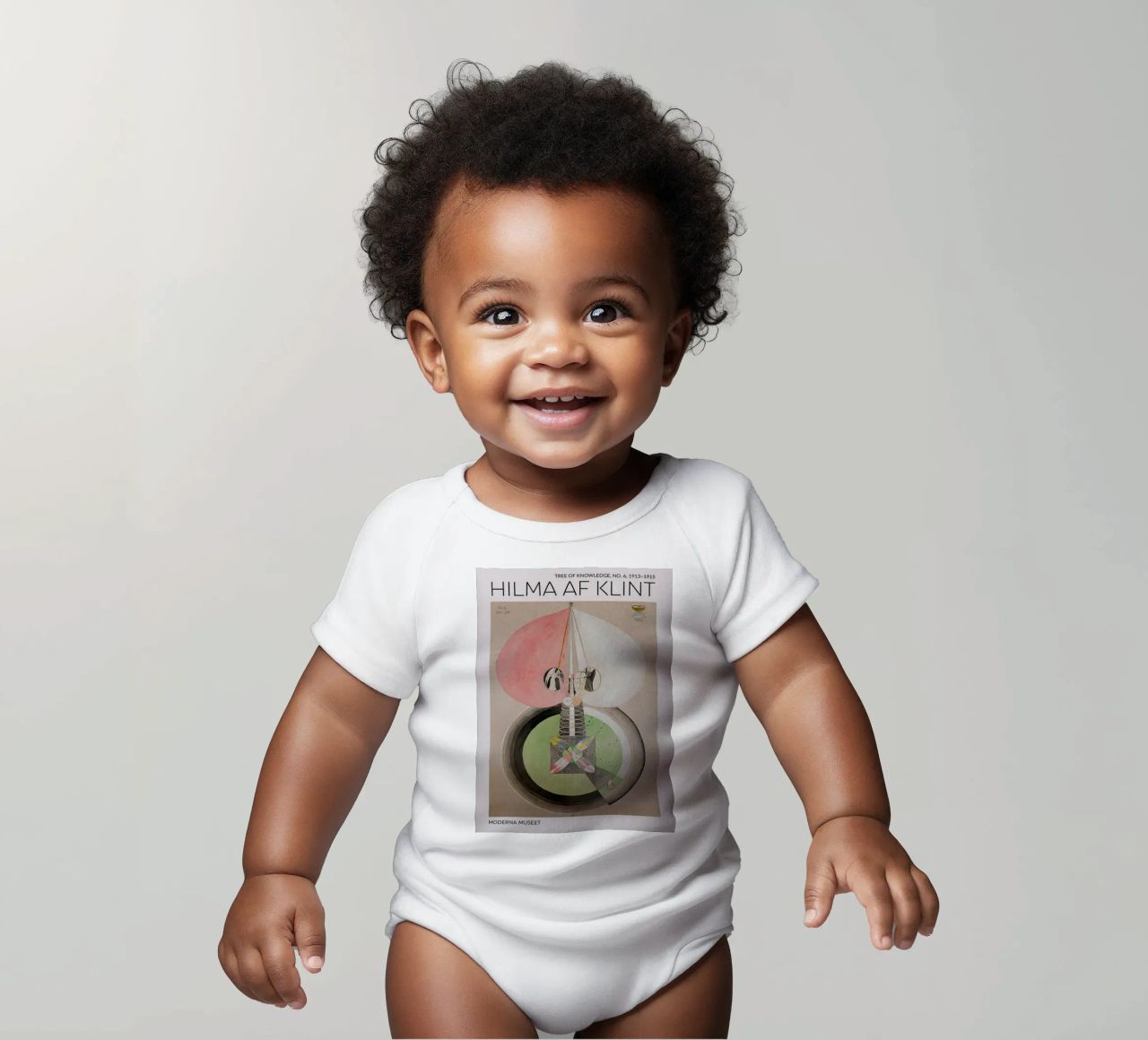 Hilma Af Klint Tree of Knowledge short-sleeve baby romper by Spencershop