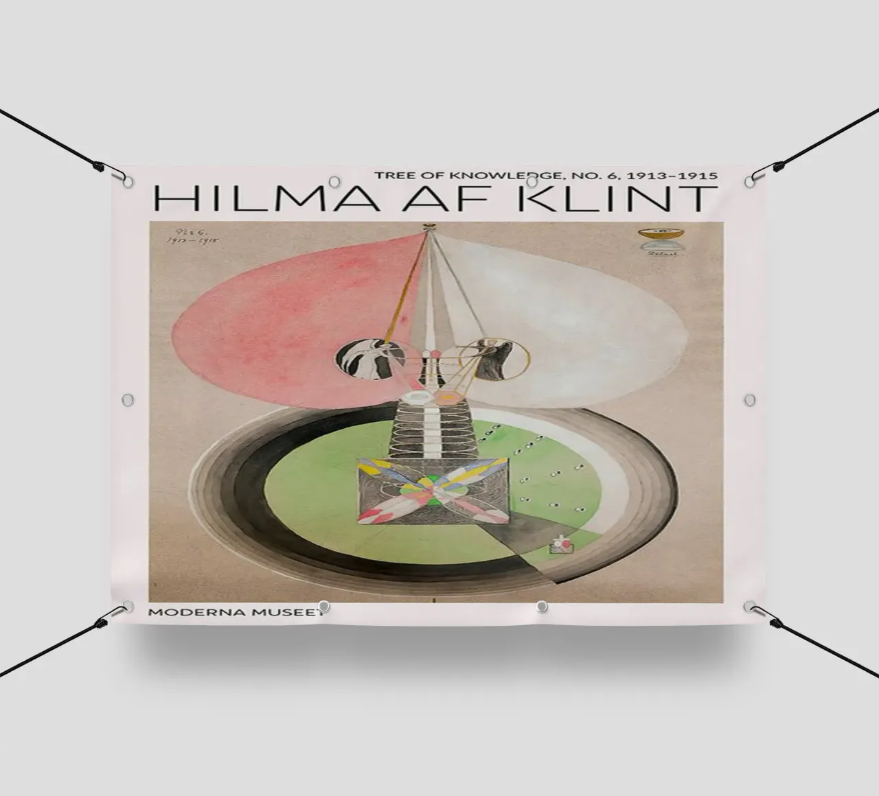 Hilma Af Klint L'albero della conoscenza telo in pvc da Spencershop