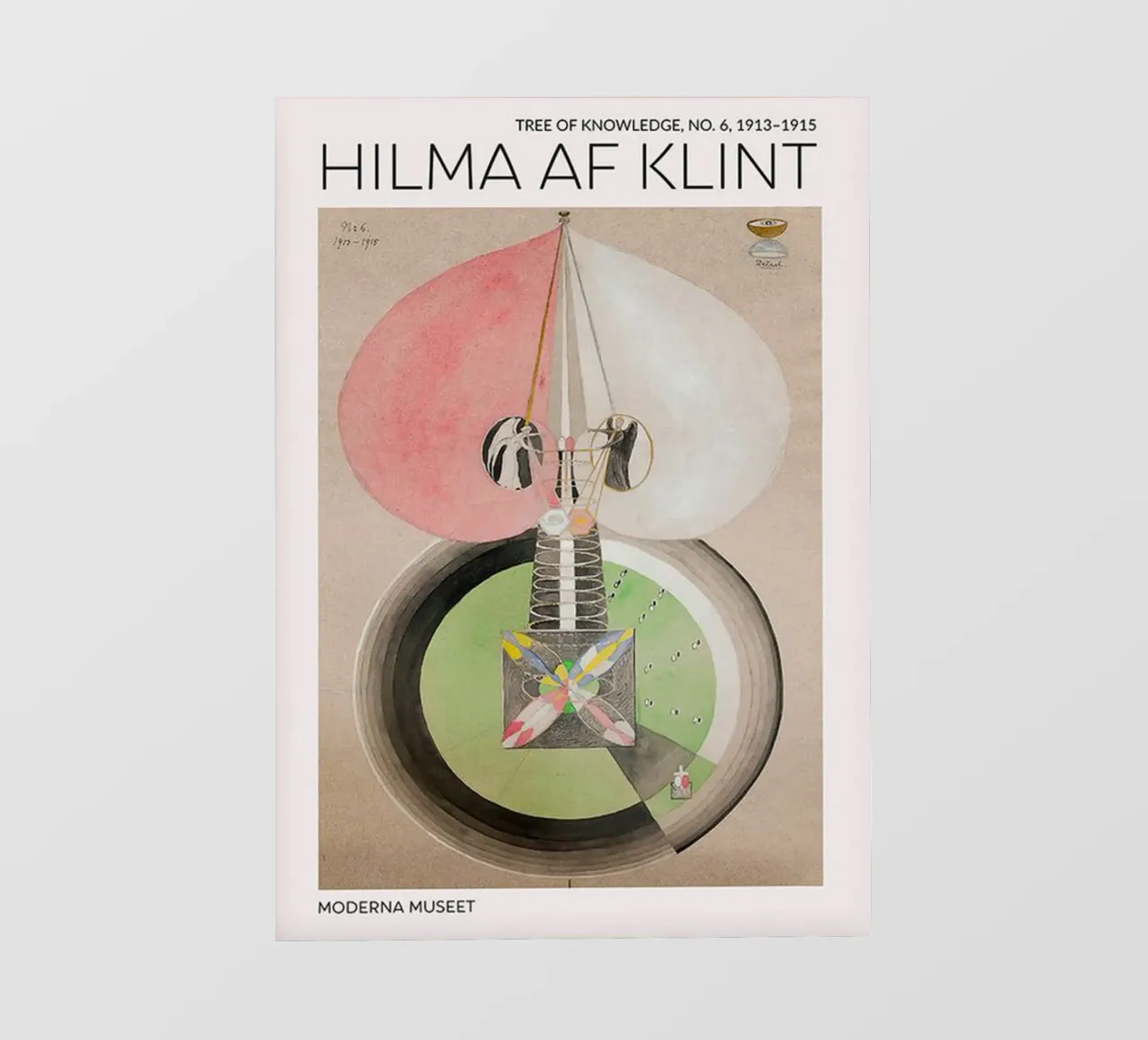 Hilma Af Klint L'albero della conoscenza telo in pvc da Spencershop