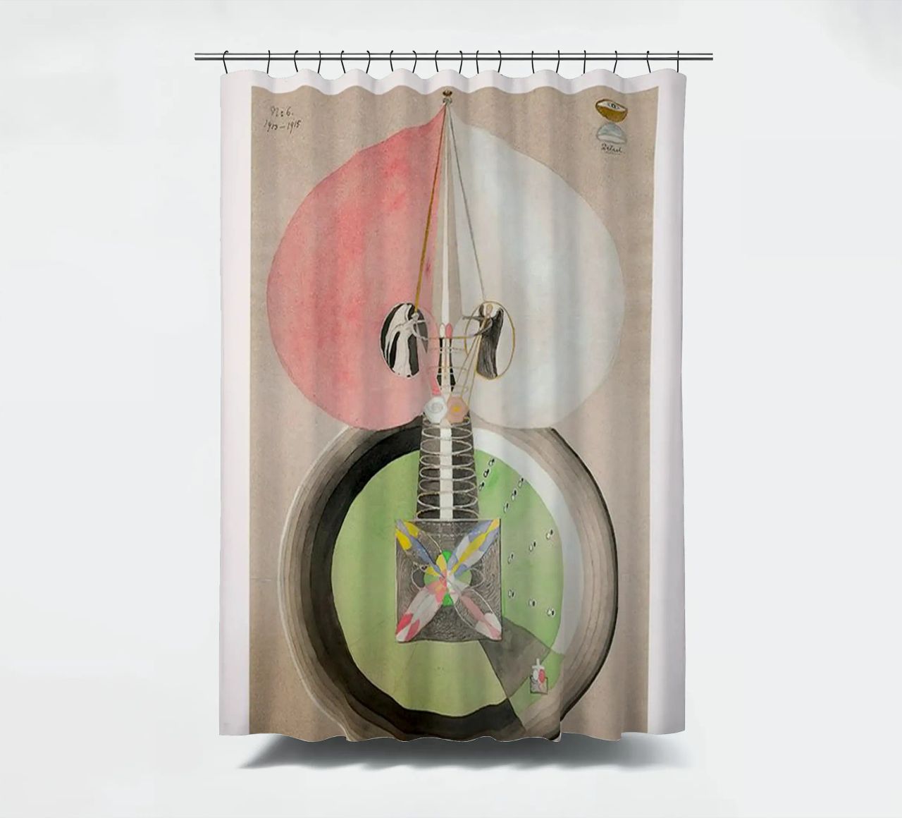 Hilma Af Klint Tree of Knowledge shower curtain by Spencershop