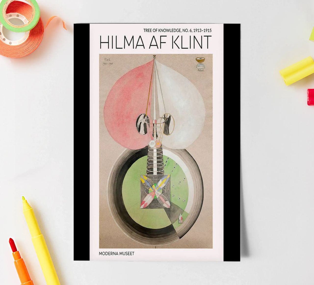 Hilma Af Klint Tree of Knowledge sticker sheet by Spencershop
