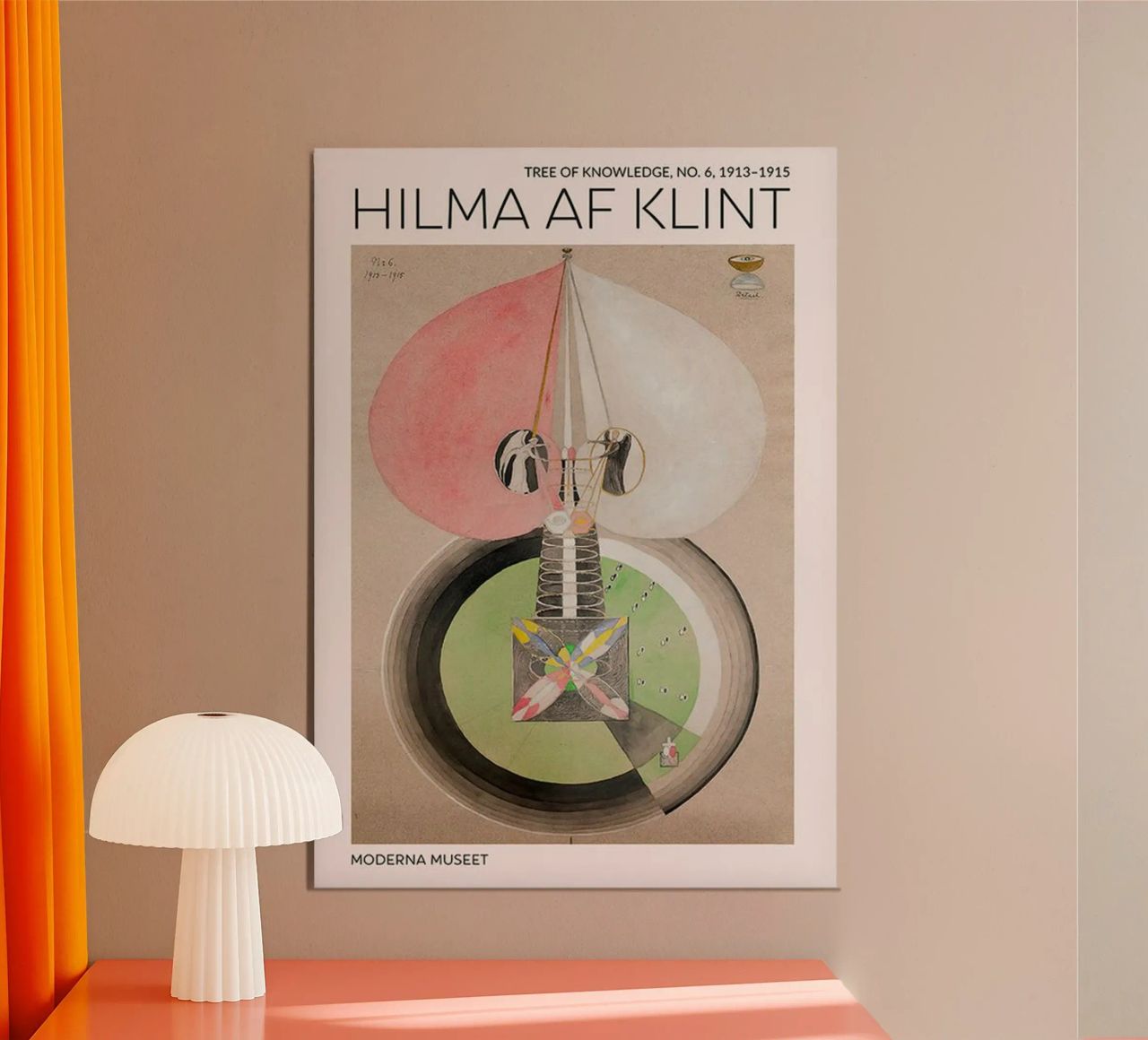 Hilma Af Klint Tree of Knowledge alu-dibond by Spencershop