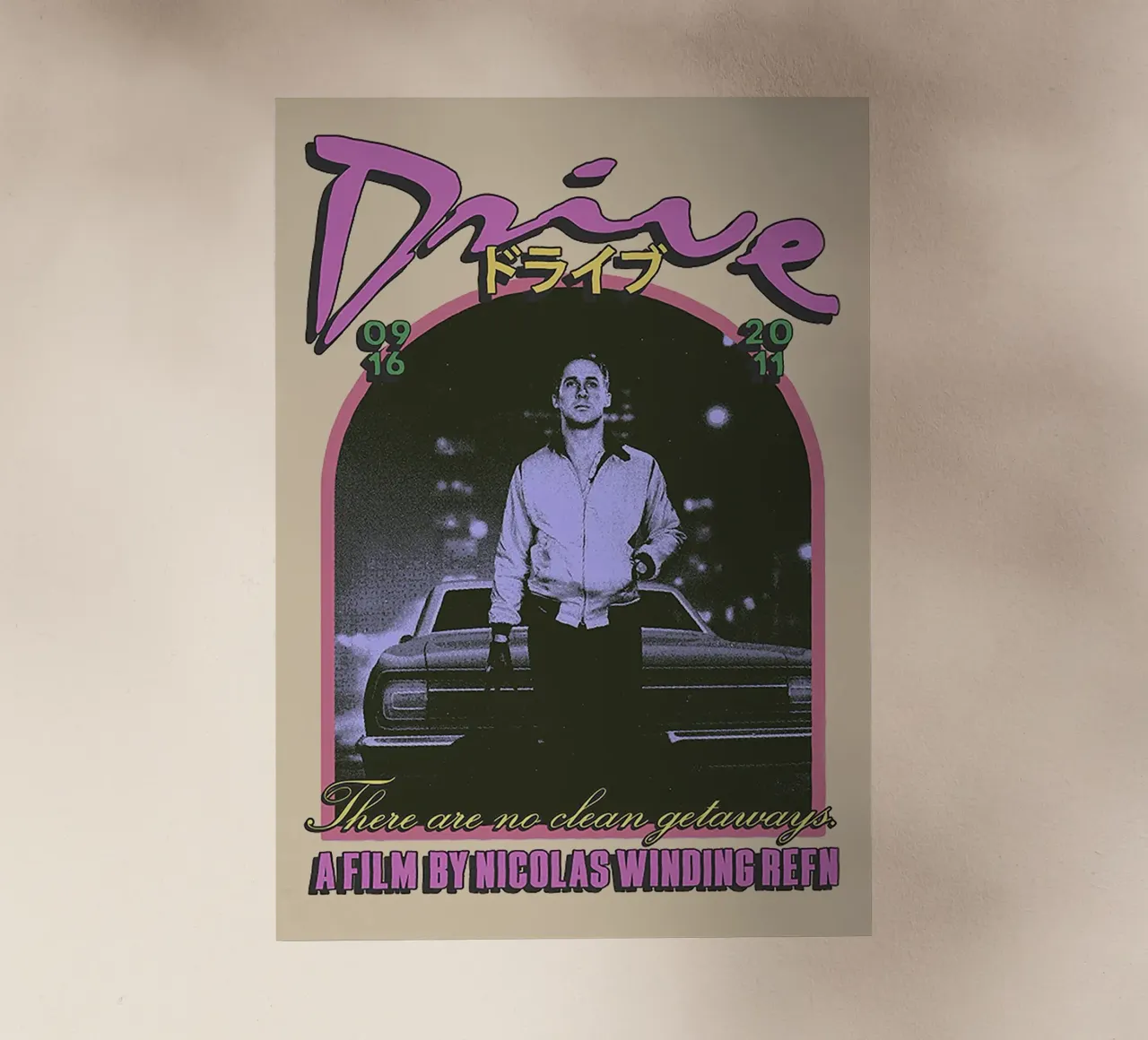 Drive Movie pellicola backlit da Attaboy Dsgn