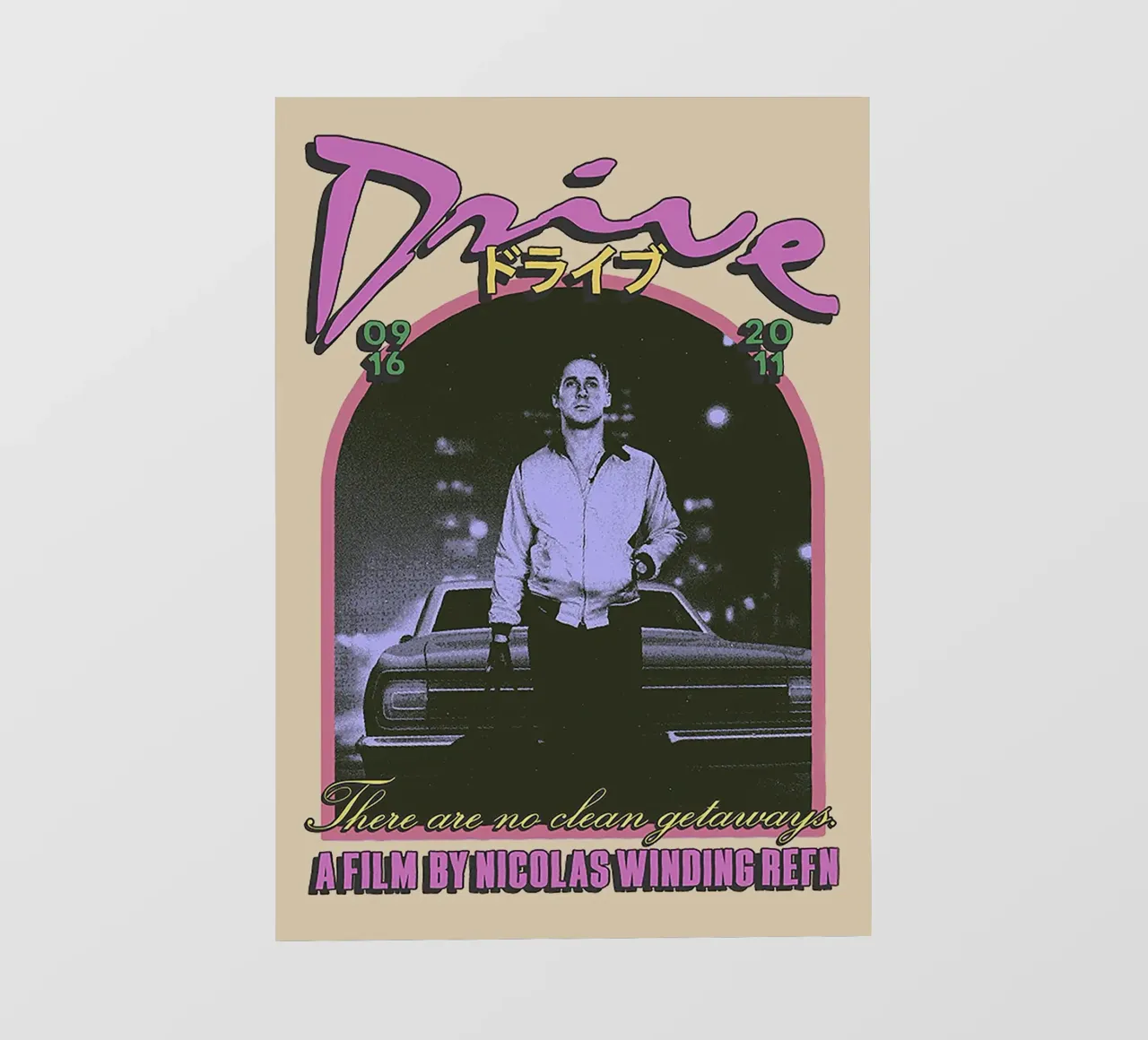 Drive Movie pellicola backlit da Attaboy Dsgn