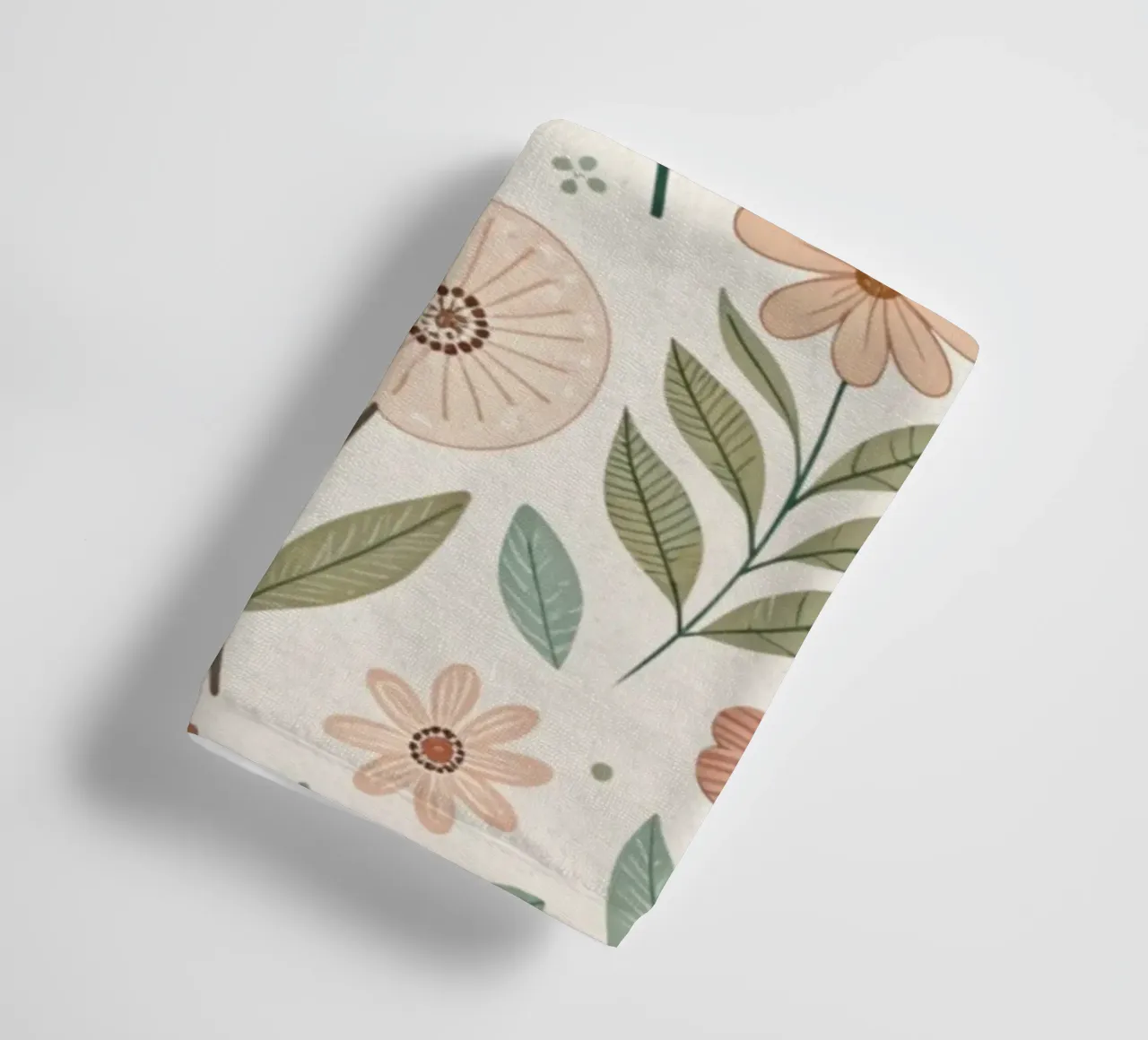 Whispering Blooms towel by Botanical Pattern House