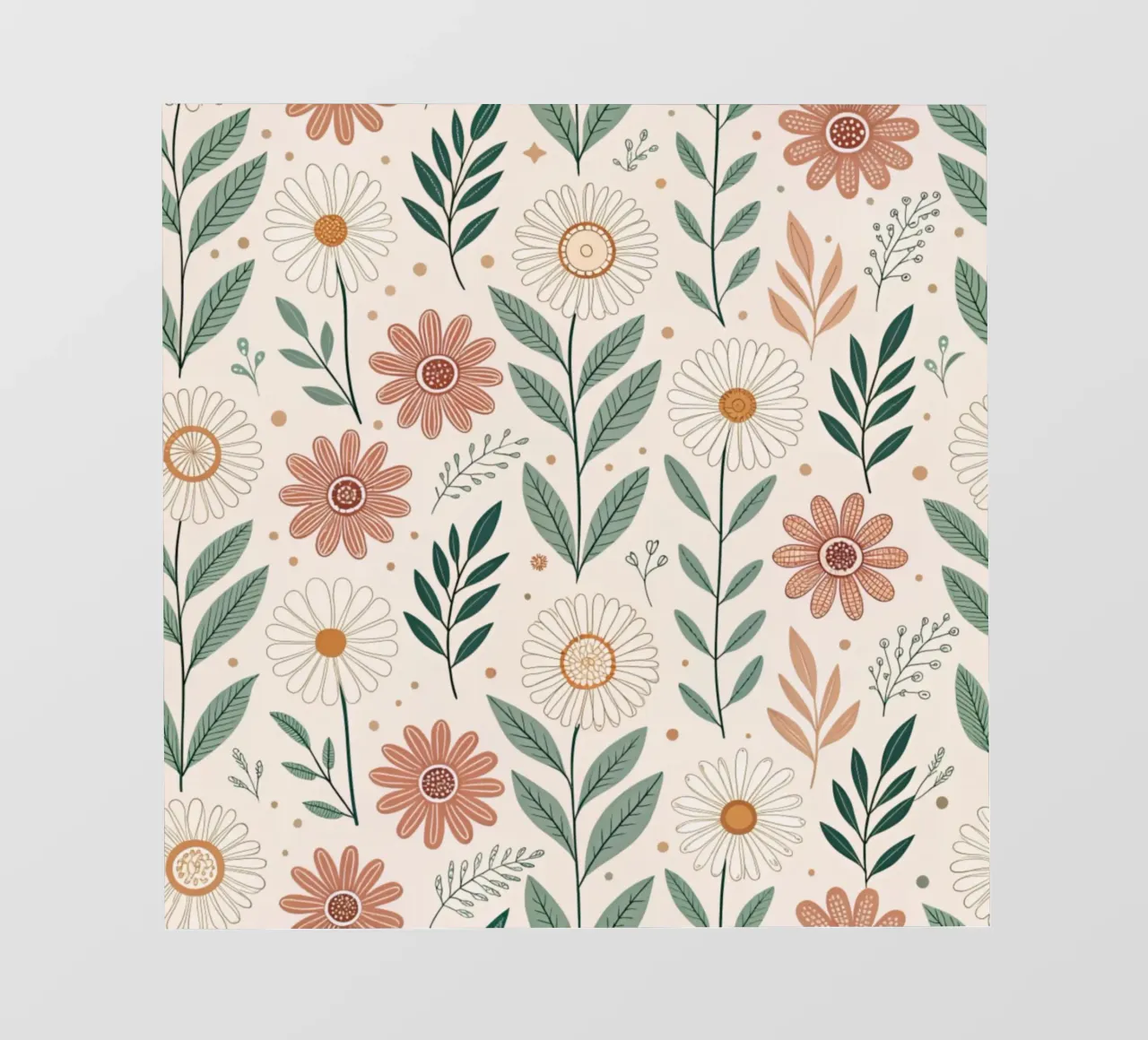 Fiori che sussurrano pellicola backlit da Botanical Pattern House