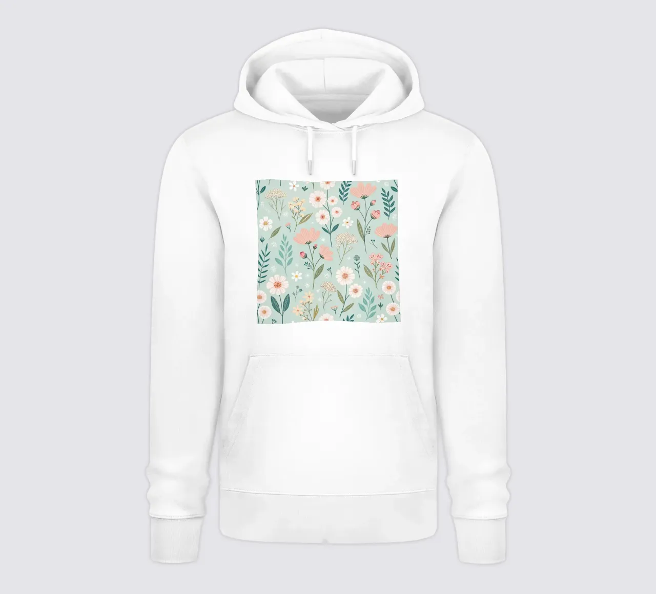 Fiori che sussurrano felpa con cappuccio da Botanical Pattern House