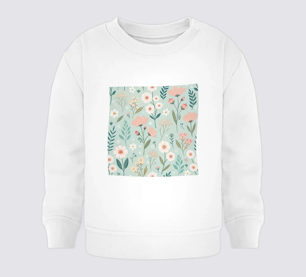 Fiori che sussurrano felpa neonato da Botanical Pattern House