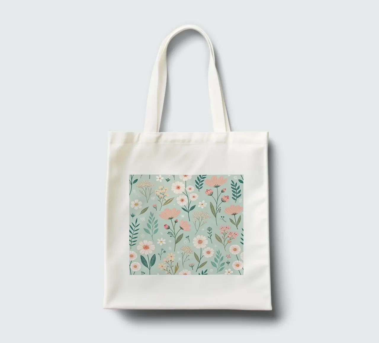 Fiori che sussurrano borsa in juta da Botanical Pattern House