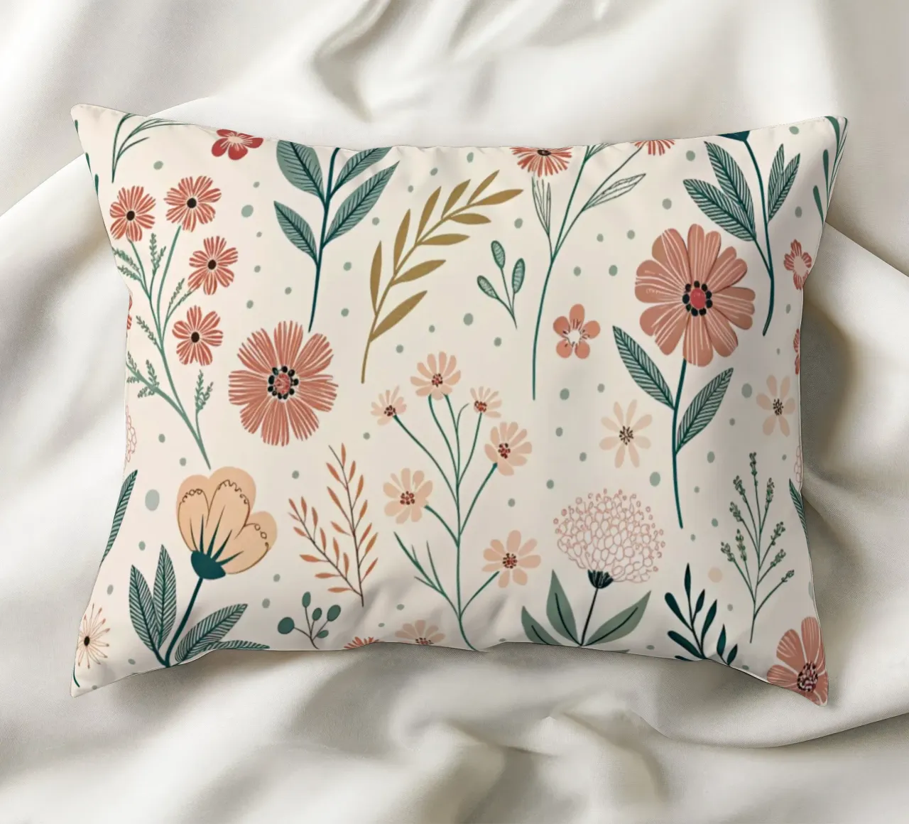 Fiori che sussurrano cuscino da Botanical Pattern House