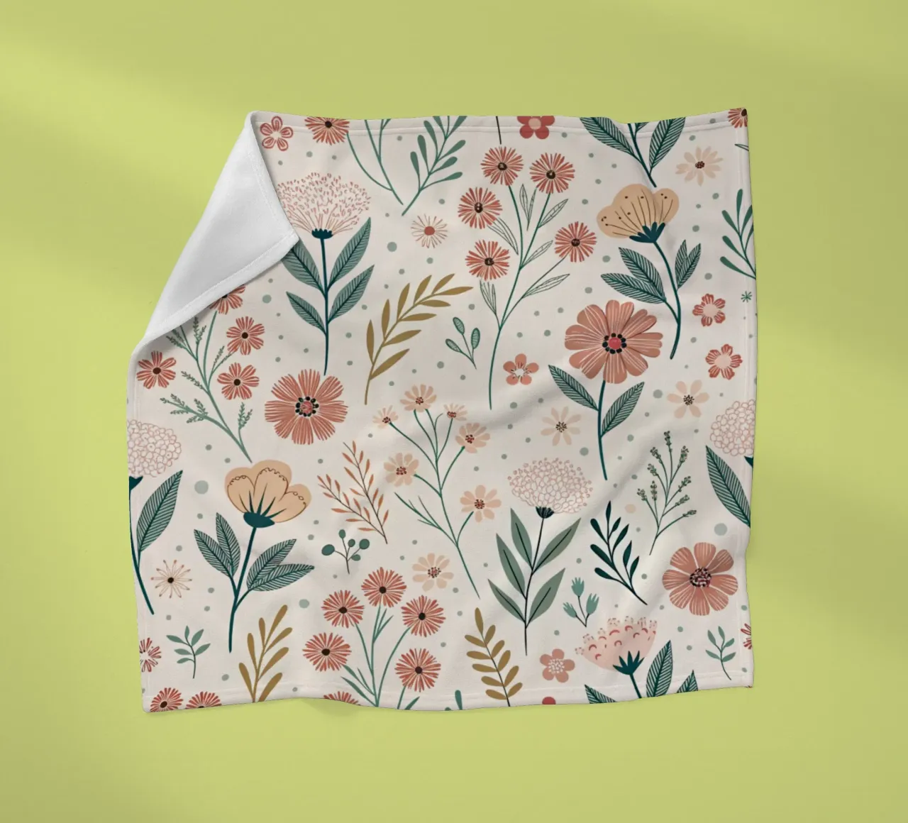 Fiori che sussurrano coperta in pile da Botanical Pattern House