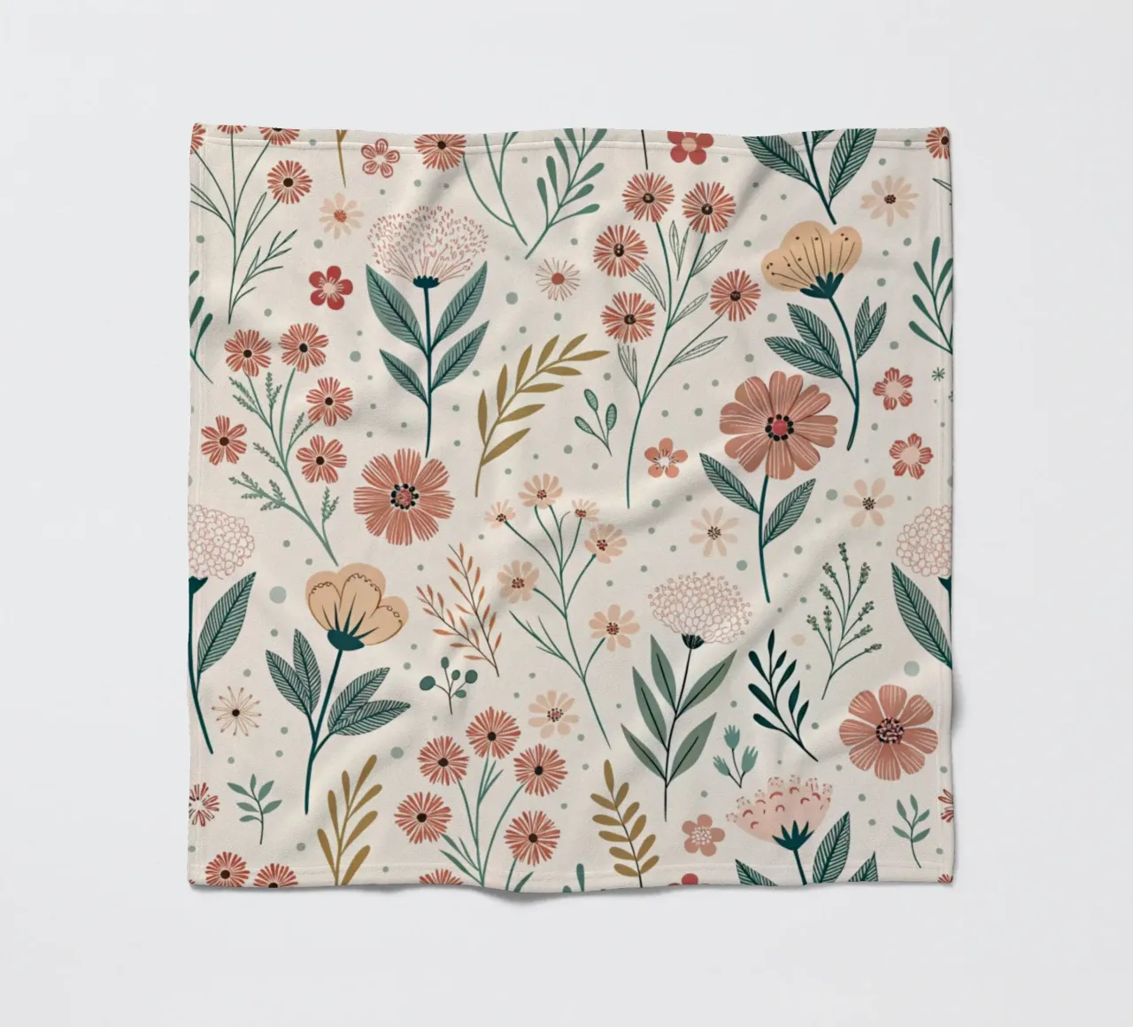 Fiori che sussurrano coperta in pile da Botanical Pattern House