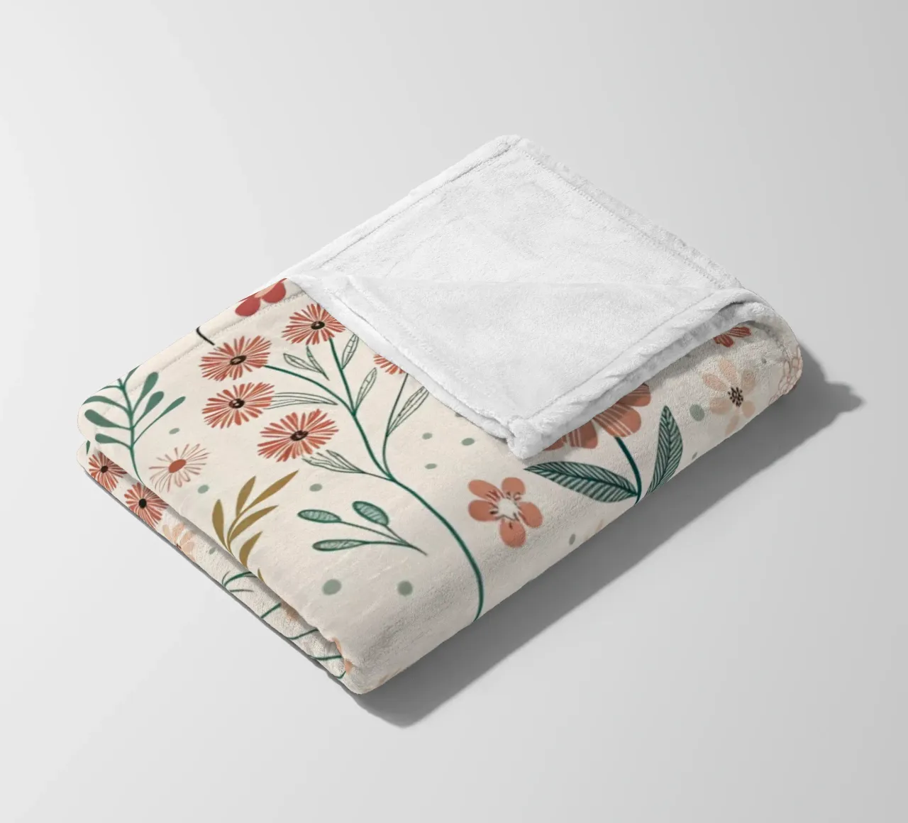 Fiori che sussurrano coperta in pile da Botanical Pattern House